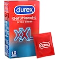 durex XXL-Kondome »Gefühlsecht Extra Groß«, (Packung, 10 St.)