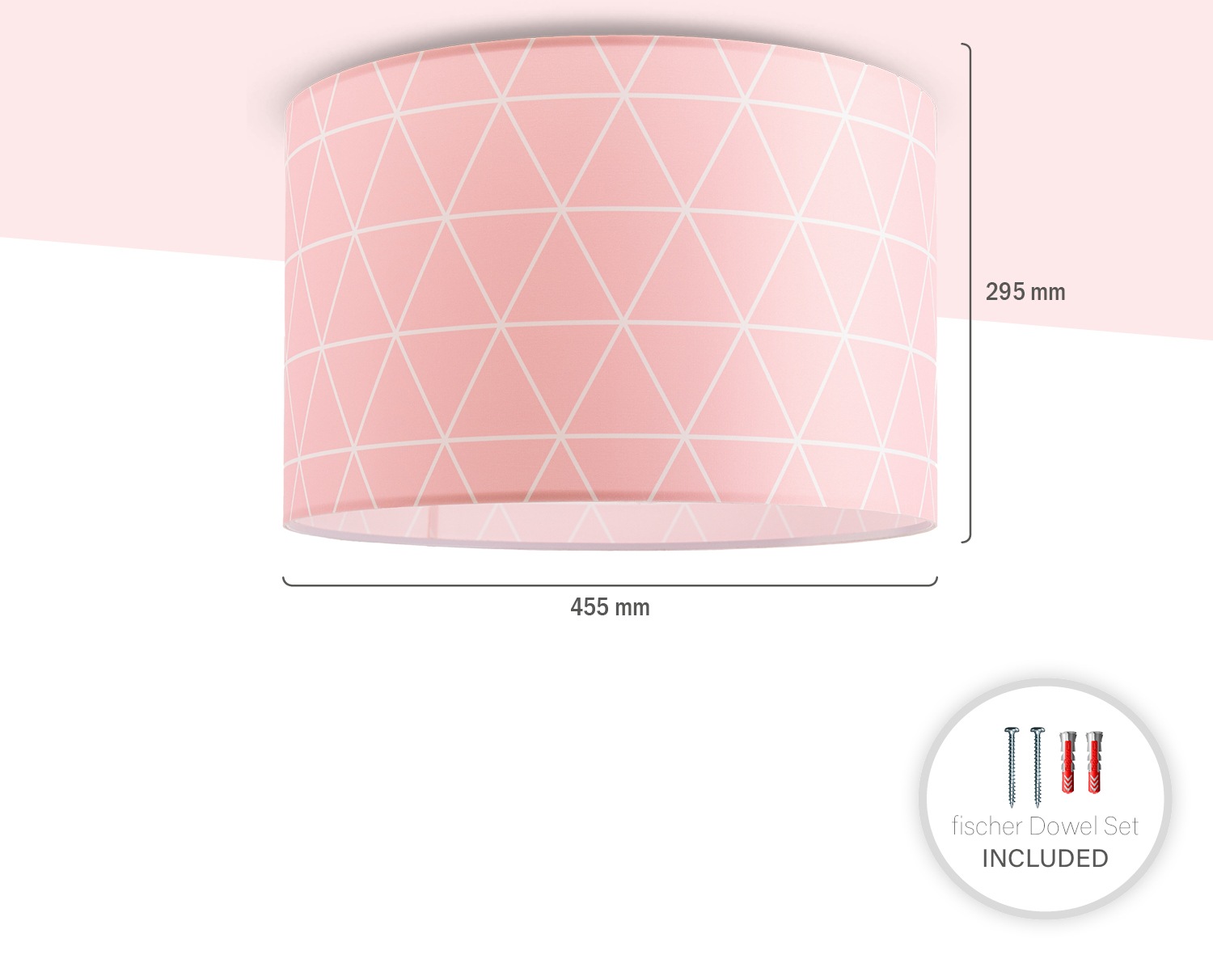 Paco Home Deckenleuchte »Stella 401«, 1 flammig, Leuchtmittel E27 | ohne Leuchtmittel, Deckenlampe Wohnzimmer Schlafzimmer Hängelampe Skandi Rauten E27