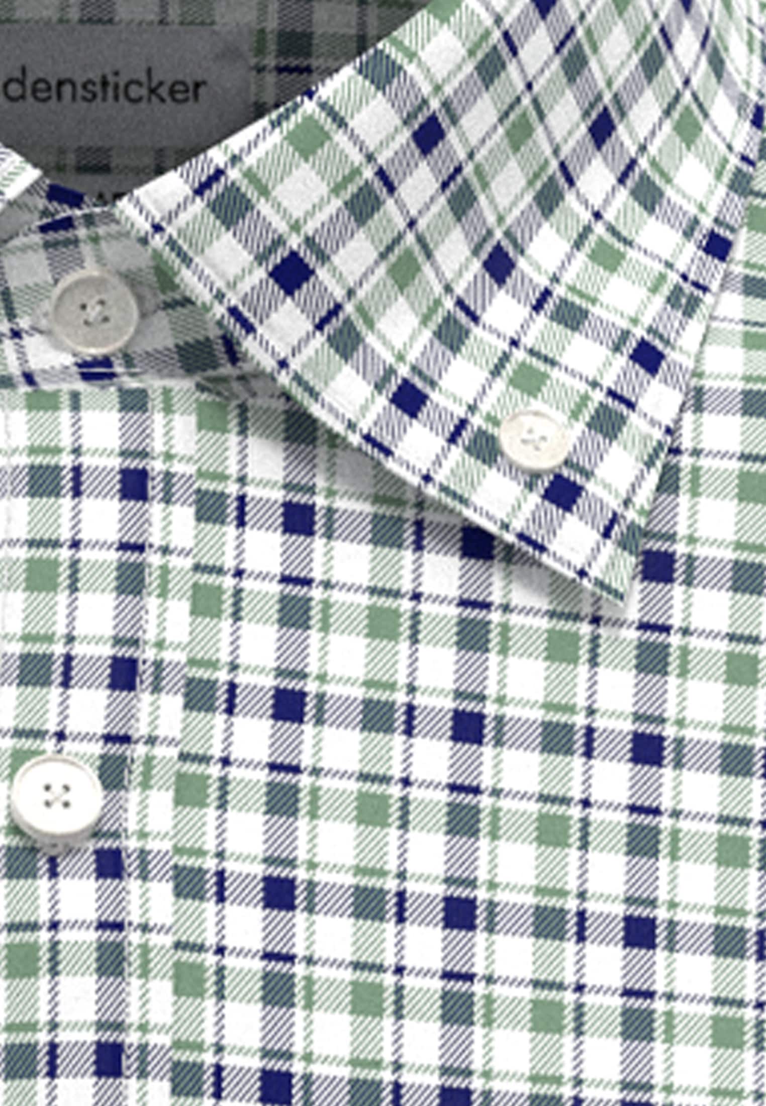 seidensticker Businesshemd »Regular«, Regular Langarm Button-Down-Kragen Karo