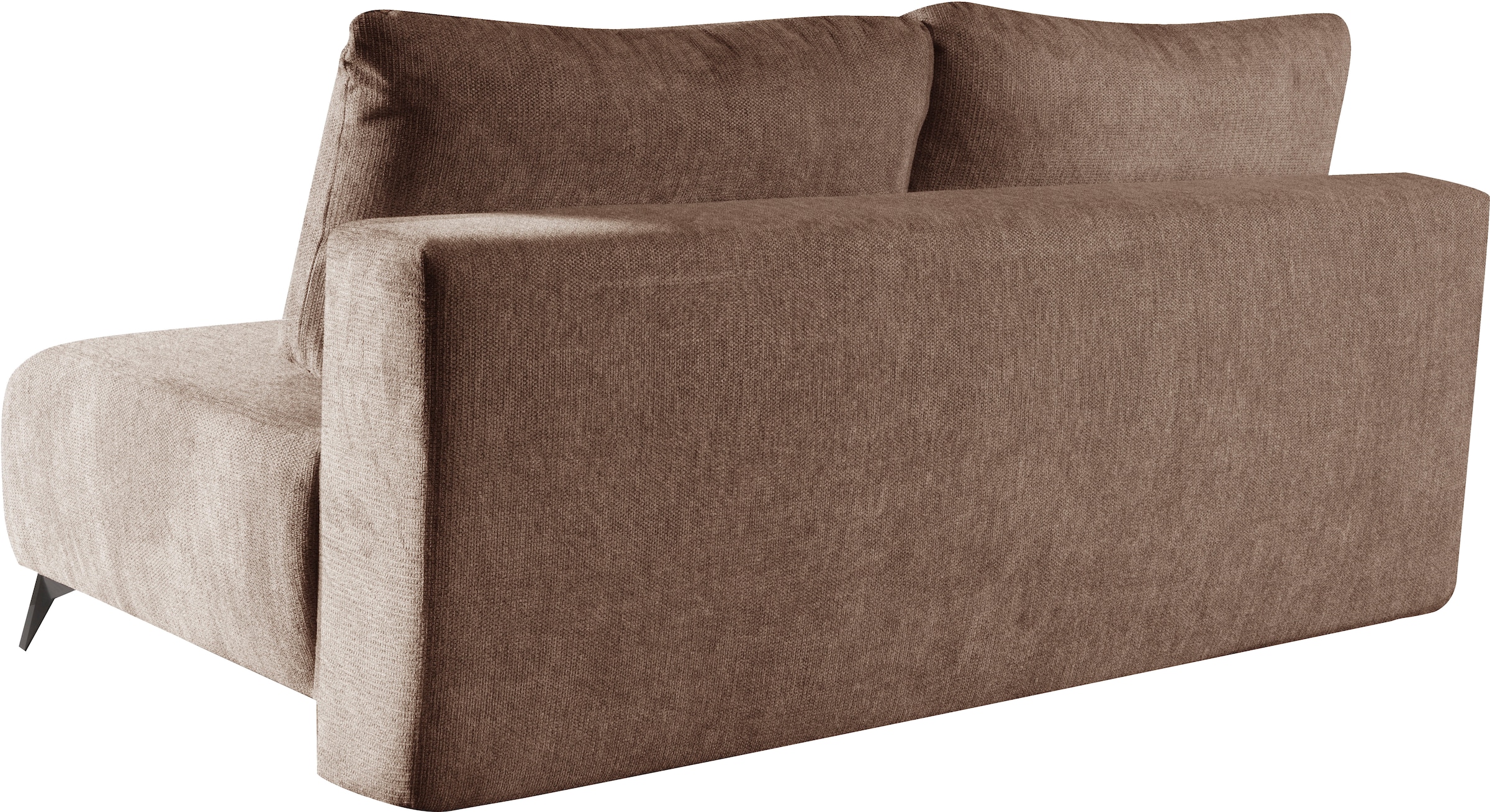 WERK2 Schlafsofa »Viktoria mit Komfortsitz- und Liegehöhe, Breite 200cm,«, bequemes 2-Sitzer Schlafcouch mit Bettkasten