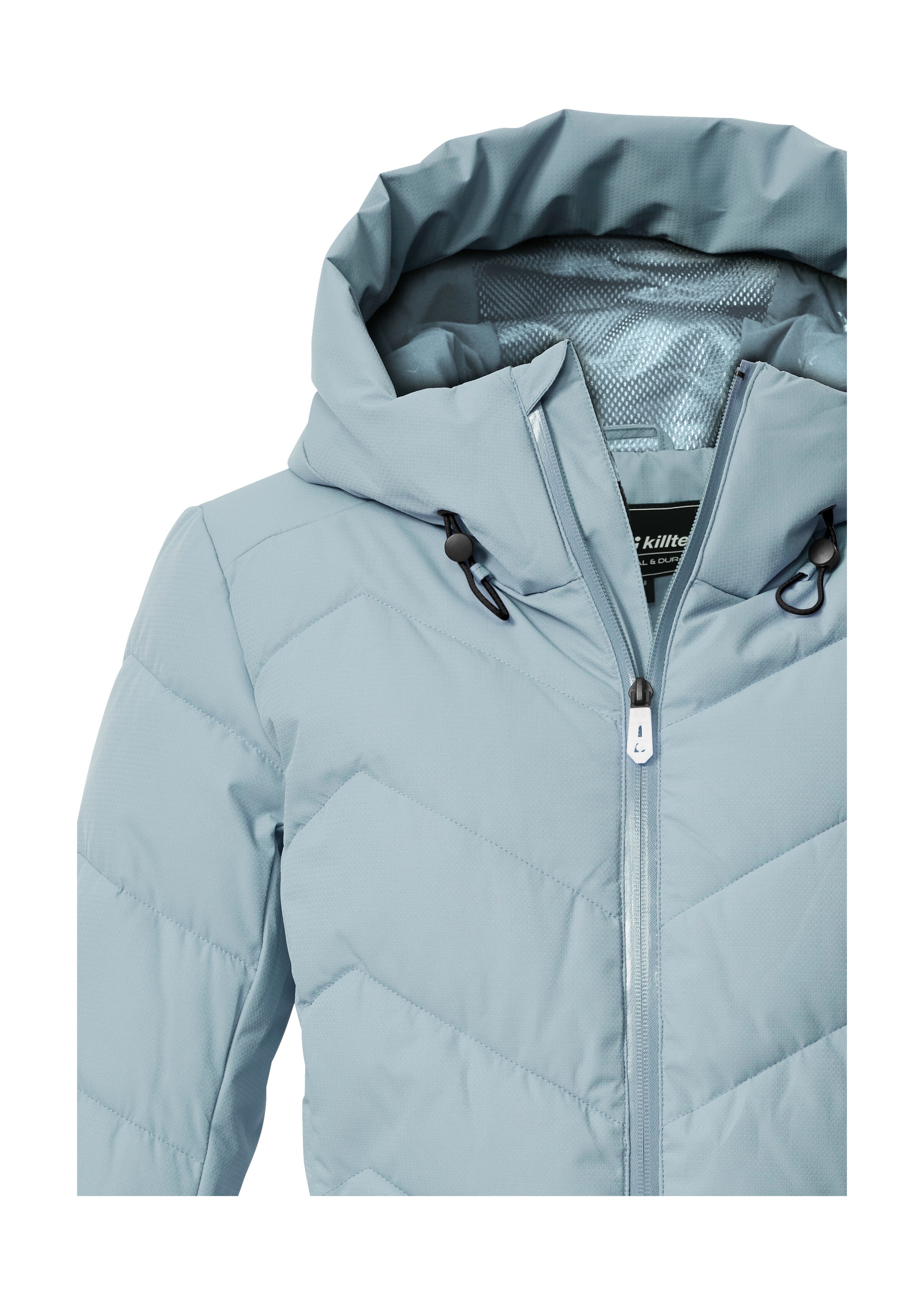 Killtec Skijacke »KSW 31 WMN SKI QLTD JCKT«, Winddichte, wasserabweisende Skijacke mit Daunenoptik und Schneefang