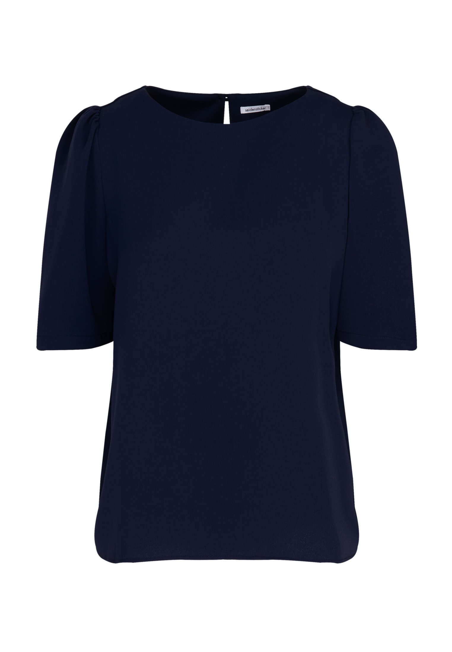 seidensticker Shirtbluse »Schwarze Rose«, 1/2 U-Boot Uni