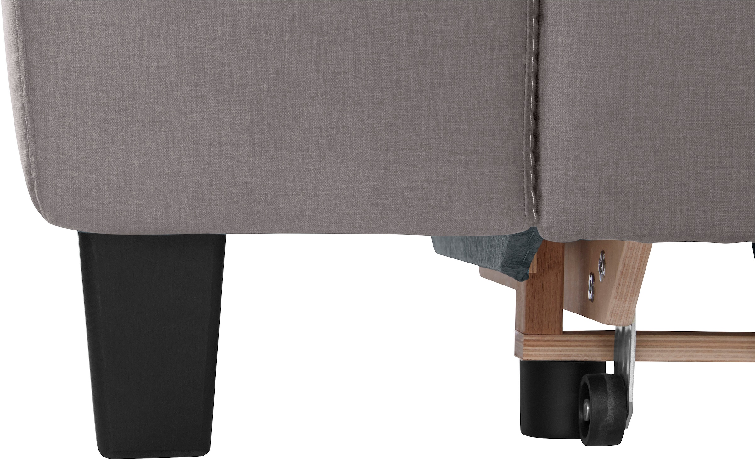 COTTA Ecksofa »Morven L-Form mit Kopfteilverstellung« wahlweise mit Bettfunktion, Bettkasten & Wireless-Charger