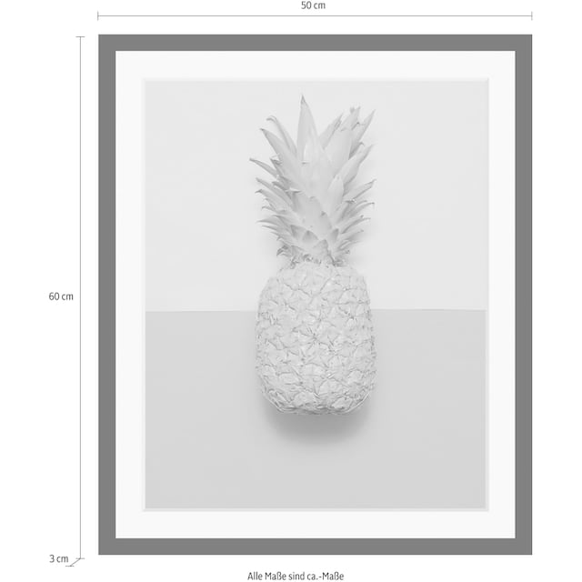 queence Bild »Ananas«, in 3 Größen, gerahmt im OTTO Online Shop