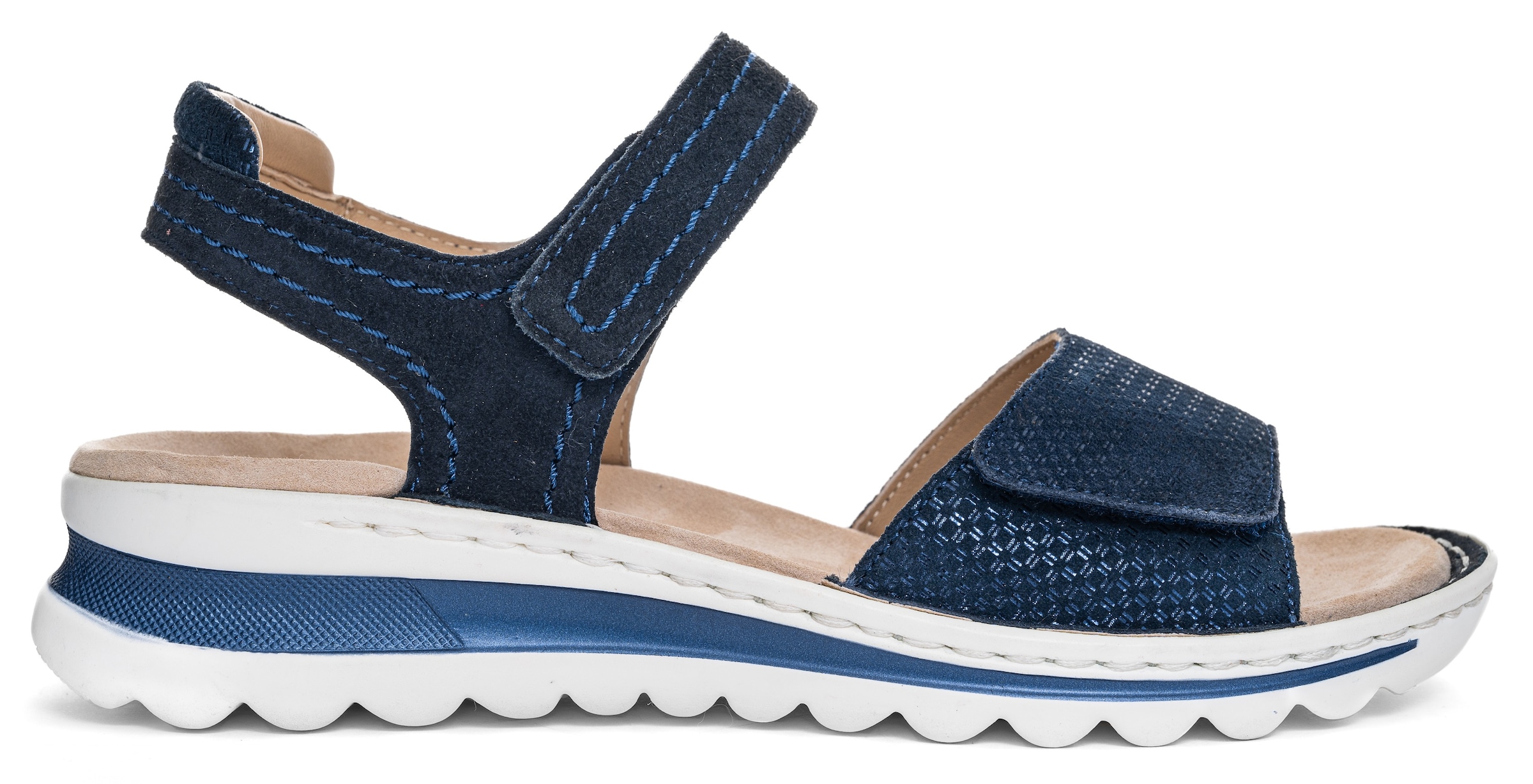 Ara Keilsandalette »TAMPA«, Sommerschuh, Sandale, Keilabsatz, mit Klettverschlüssen, G-Weite