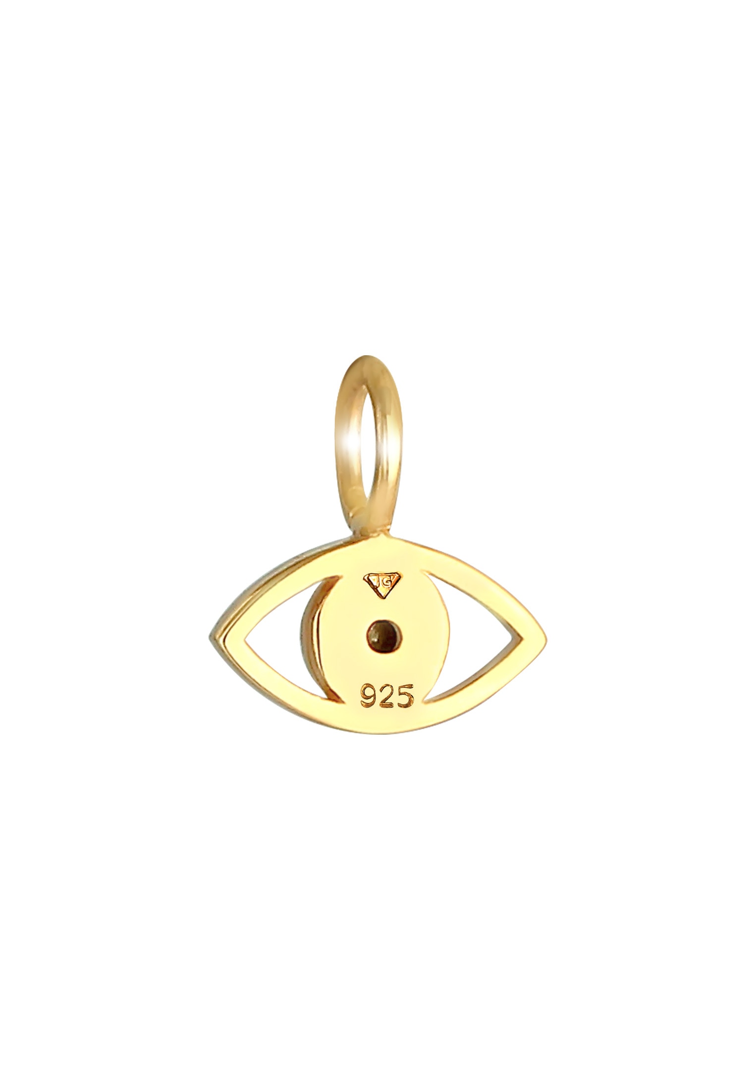 Elli Medallionanhänger »Anhänger Evil Eye Symbol Kristalle 925 Silber«