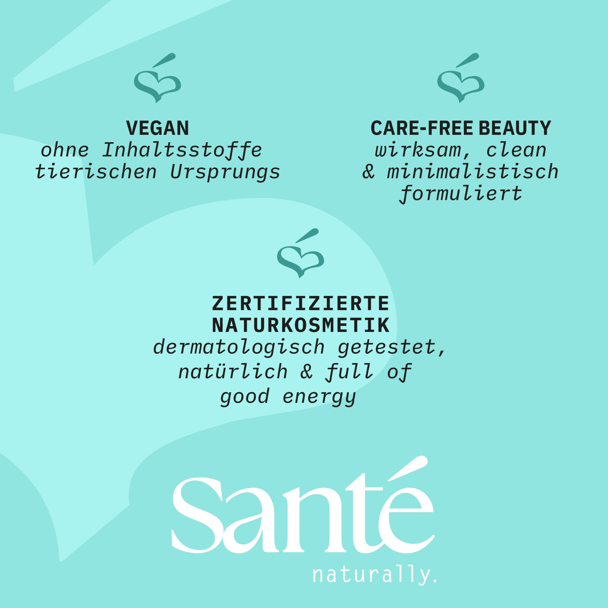 SANTE Gesichtsserum »JUST DEW IT SERUM« für alle Hauttypen, mit flüssiger Textur, vegan, frei von Alkohol