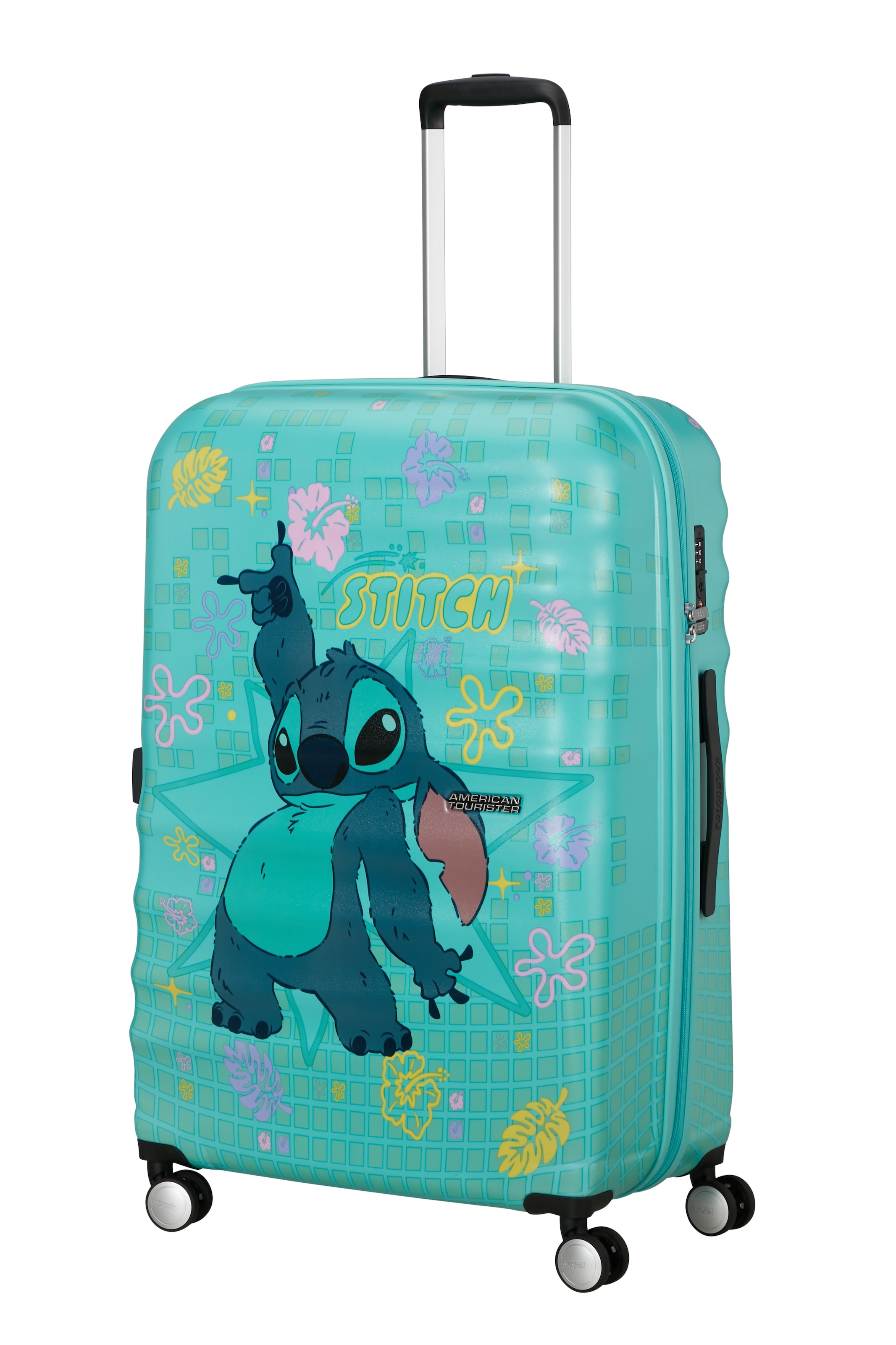 American Tourister® Hartschalen-Trolley »WAVEBREAKER DISNEY, verschiedene Motive«, 4 Rollen, Reisekoffer Reisegepäck
