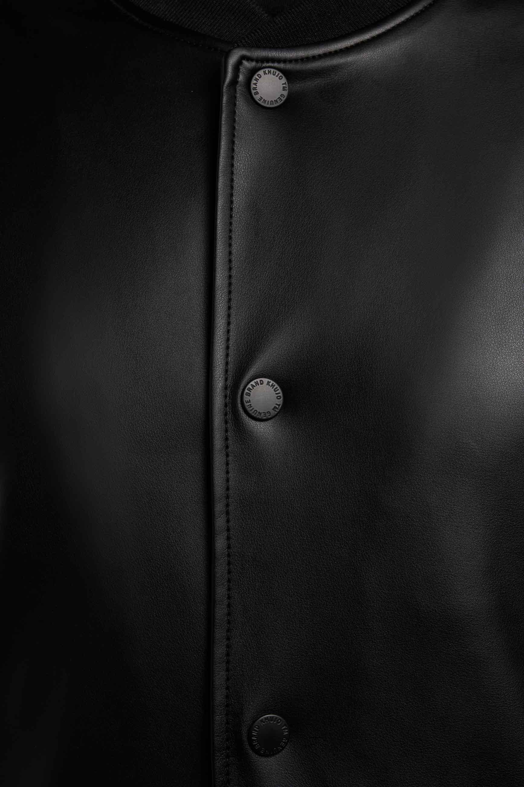 khujo Bomberjacke »Bomberjacke Cale« ohne Kapuze Lässige Herren Kunstlederjacke