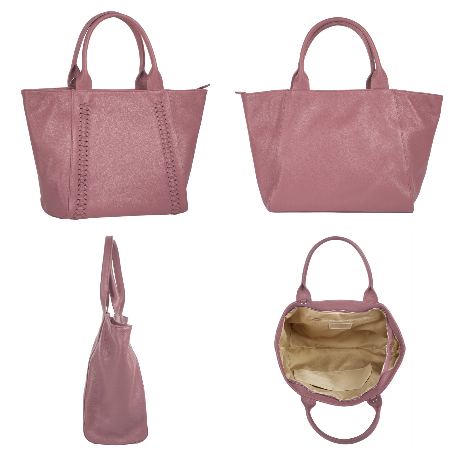 Samantha Look Shopper, echt Leder, Made in Italy