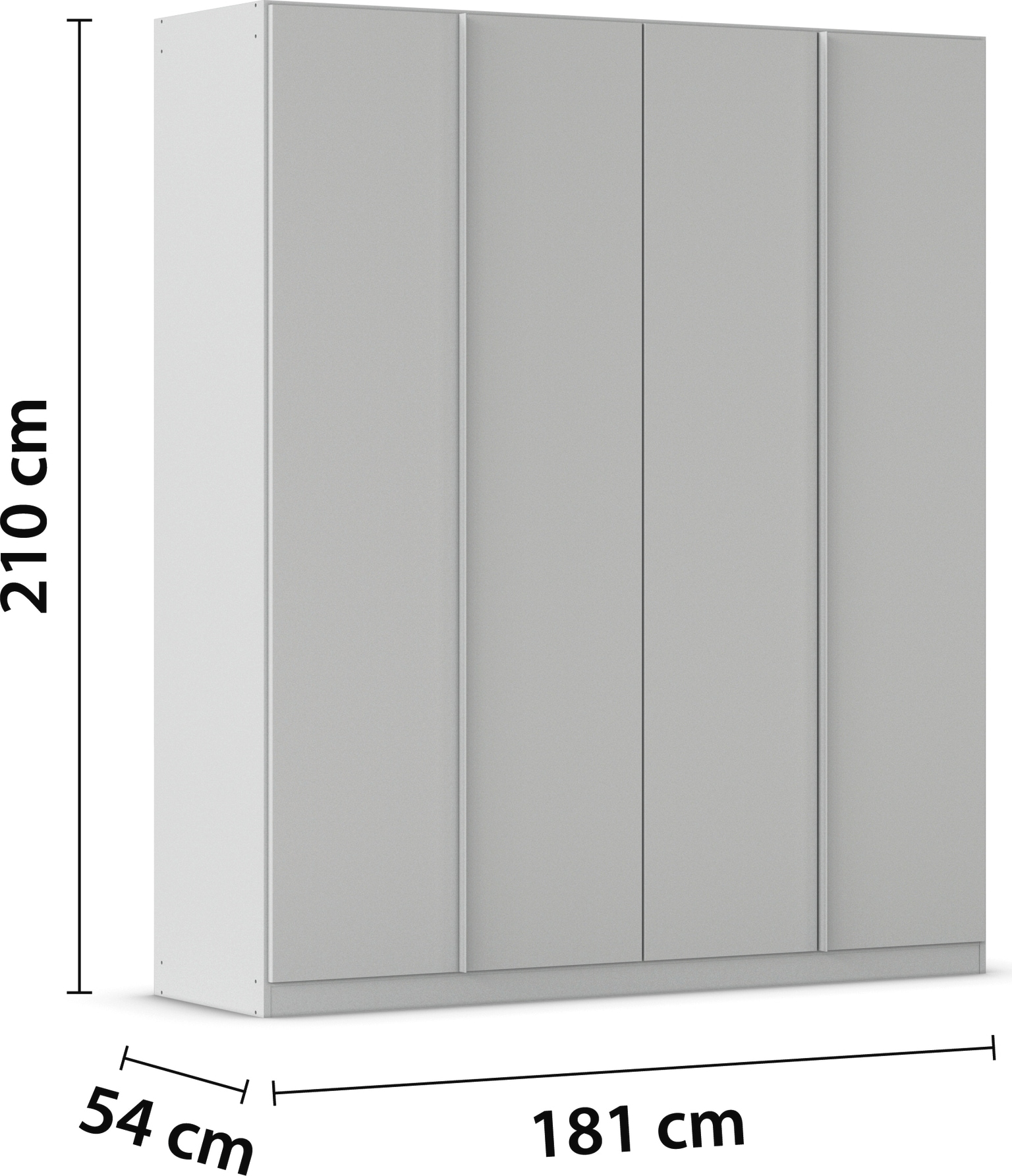 rauch Drehtürenschrank »Monostar« mit umfangreicher Innenausstattung