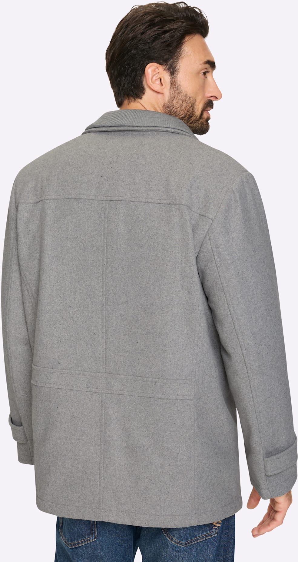 Marco Donati Langjacke ohne Kapuze