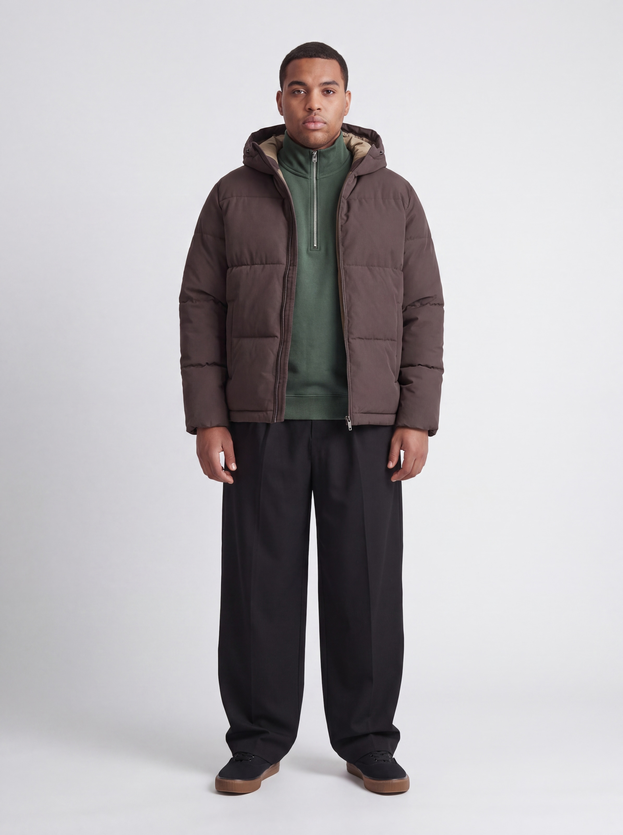 Jack & Jones PlusSize Steppjacke »JJGALAXY PUFFER JACKET PLS« mit Kapuze Kunstfaser,