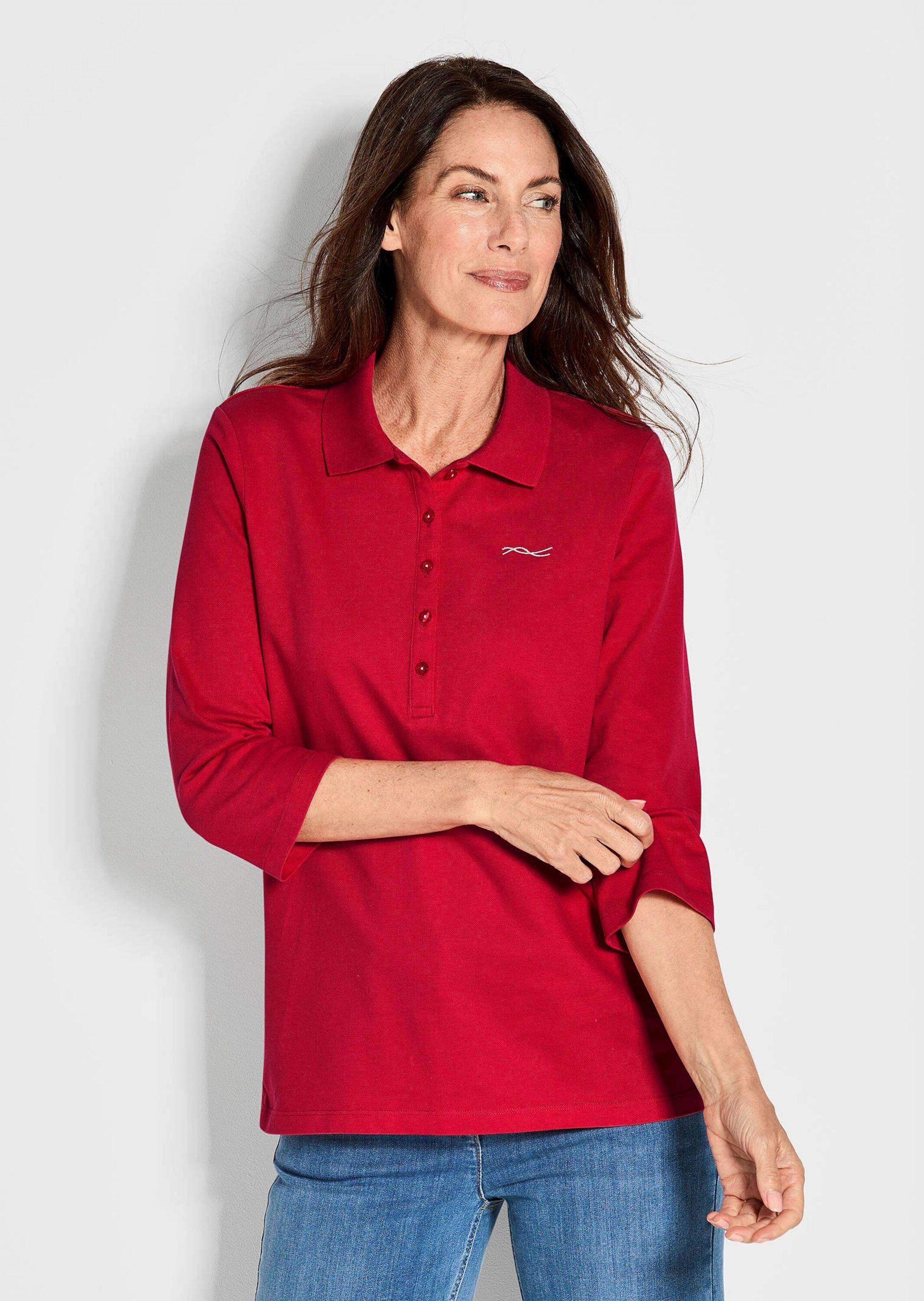 GOLDNER Poloshirt »Poloshirt Poloshirt in hochwertiger Pikee-Qualität«