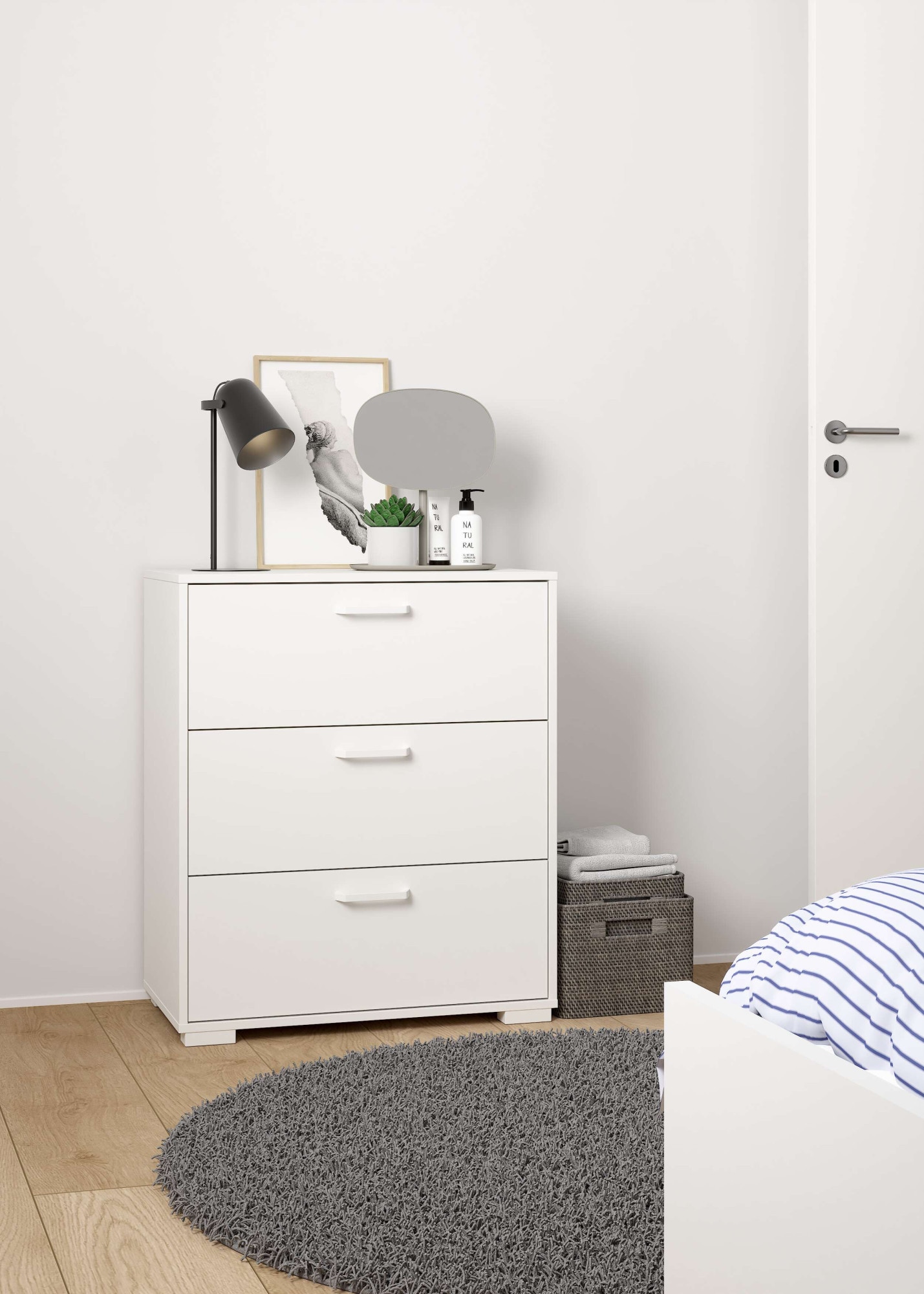 Home affaire Schubkastenkommode »Sofia« minimalistisches, modernes Design, Breite 138,7 cm