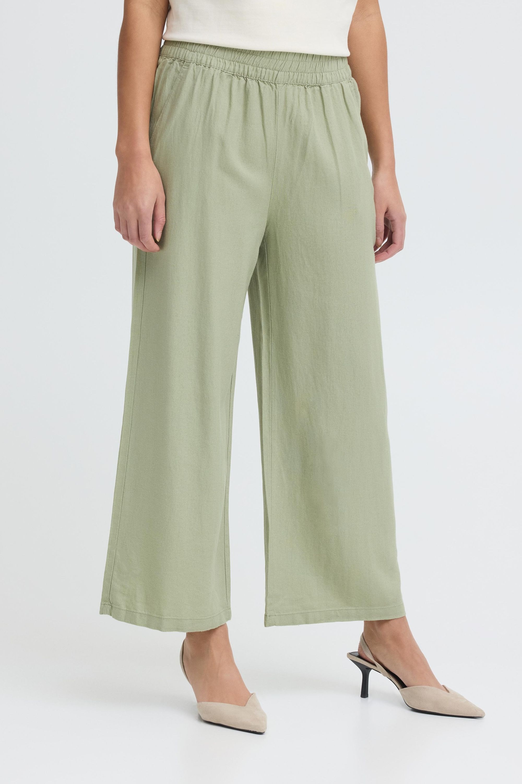 OXMO Loungehose »Loungehose OXNInna Linen Mix«