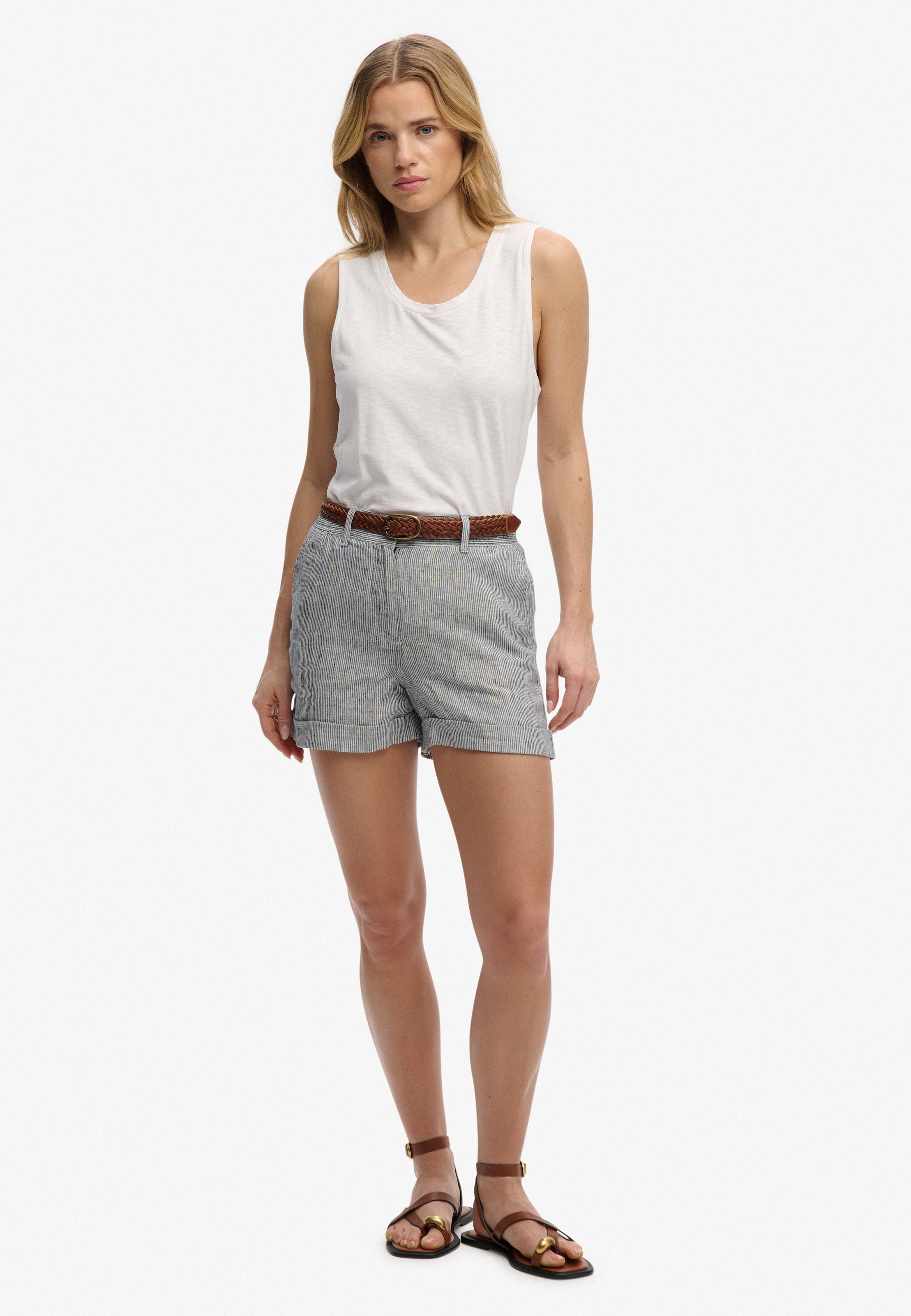 Superdry Tanktop »SCOOP NECK TANK« Baumwollmischung, regular fit