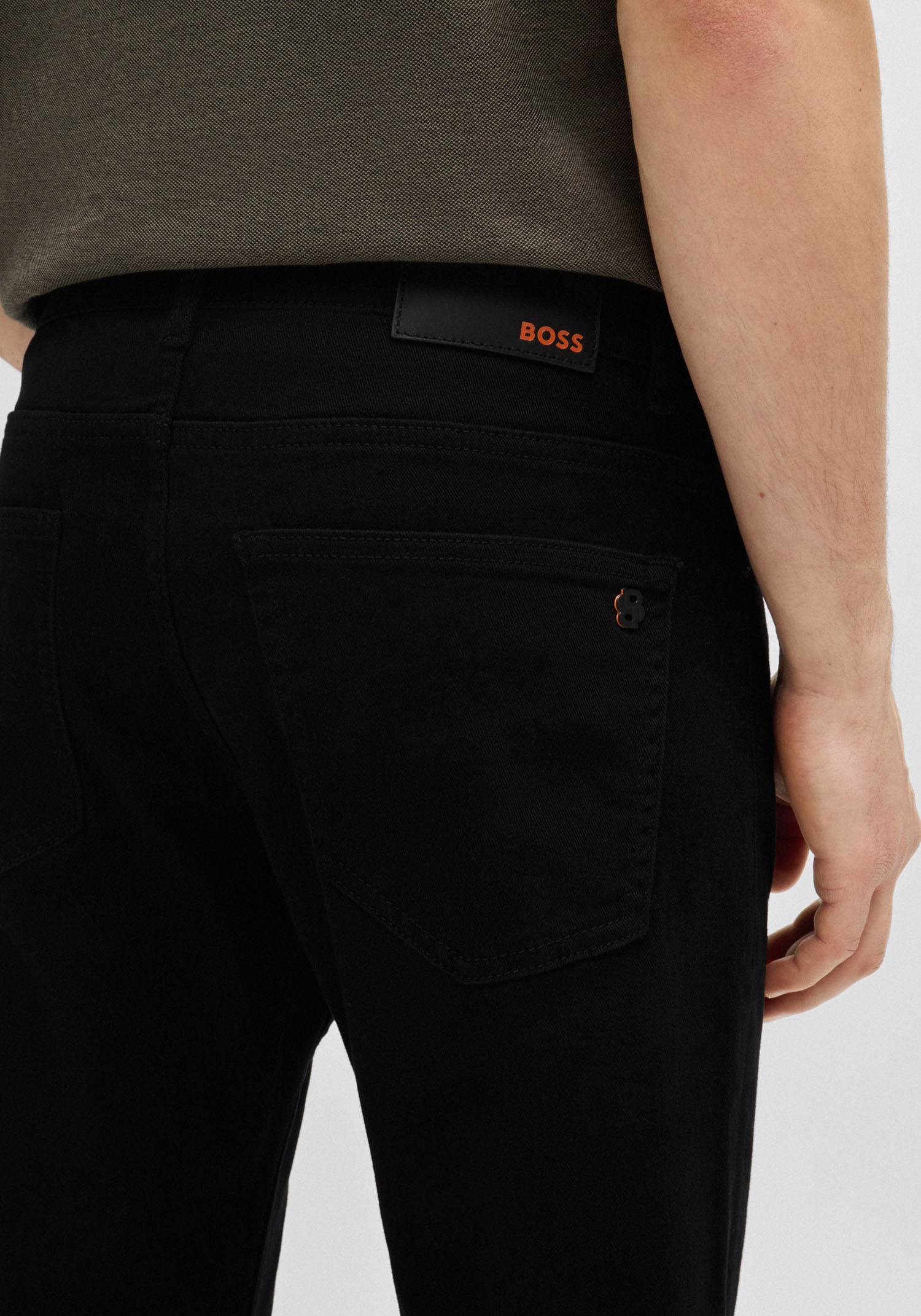 BOSS ORANGE Slim-fit-Jeans »Delaware«, mit normaler Bundhöhe