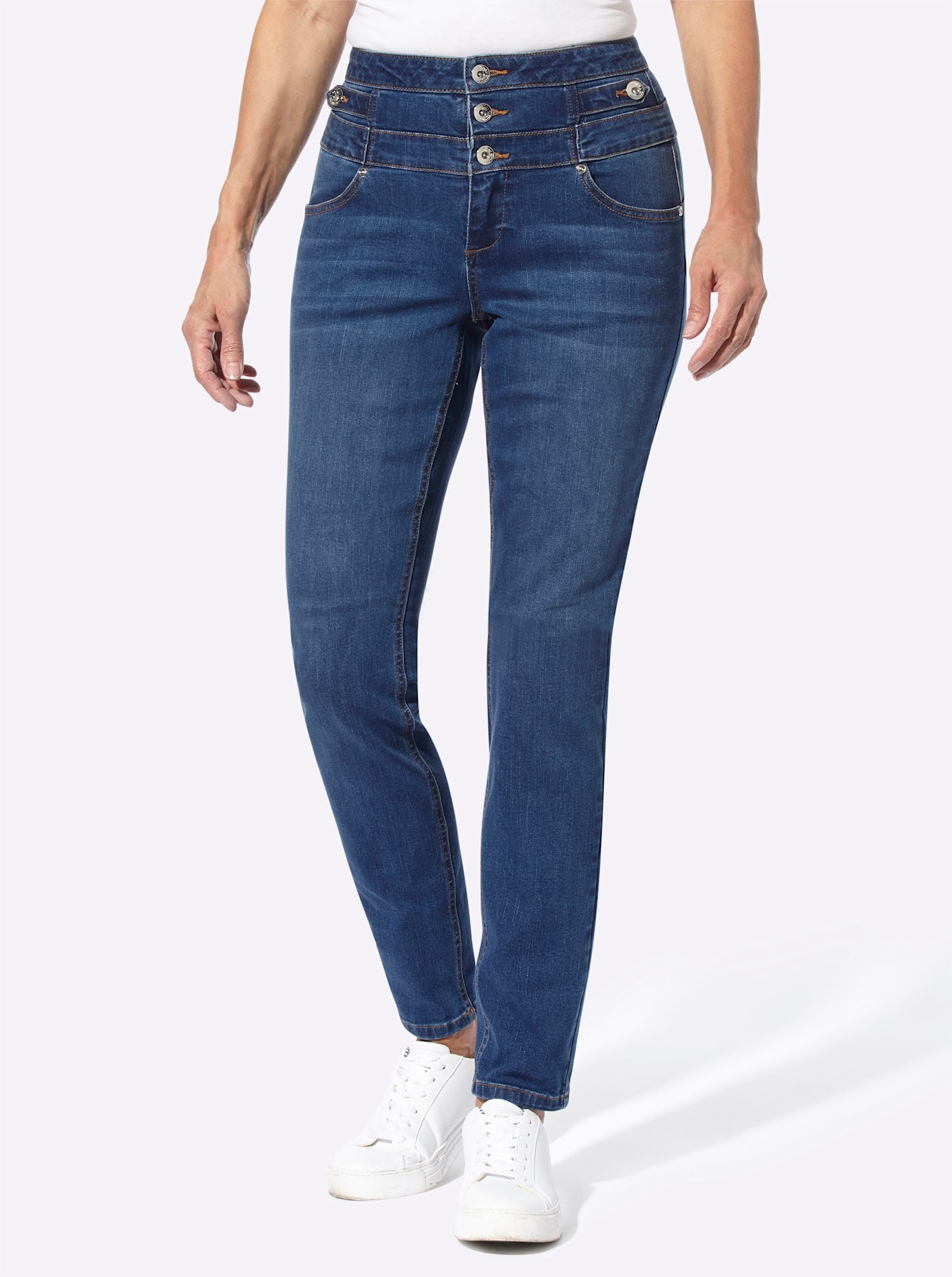 Casual Looks Bequeme Jeans, (1 tlg.)