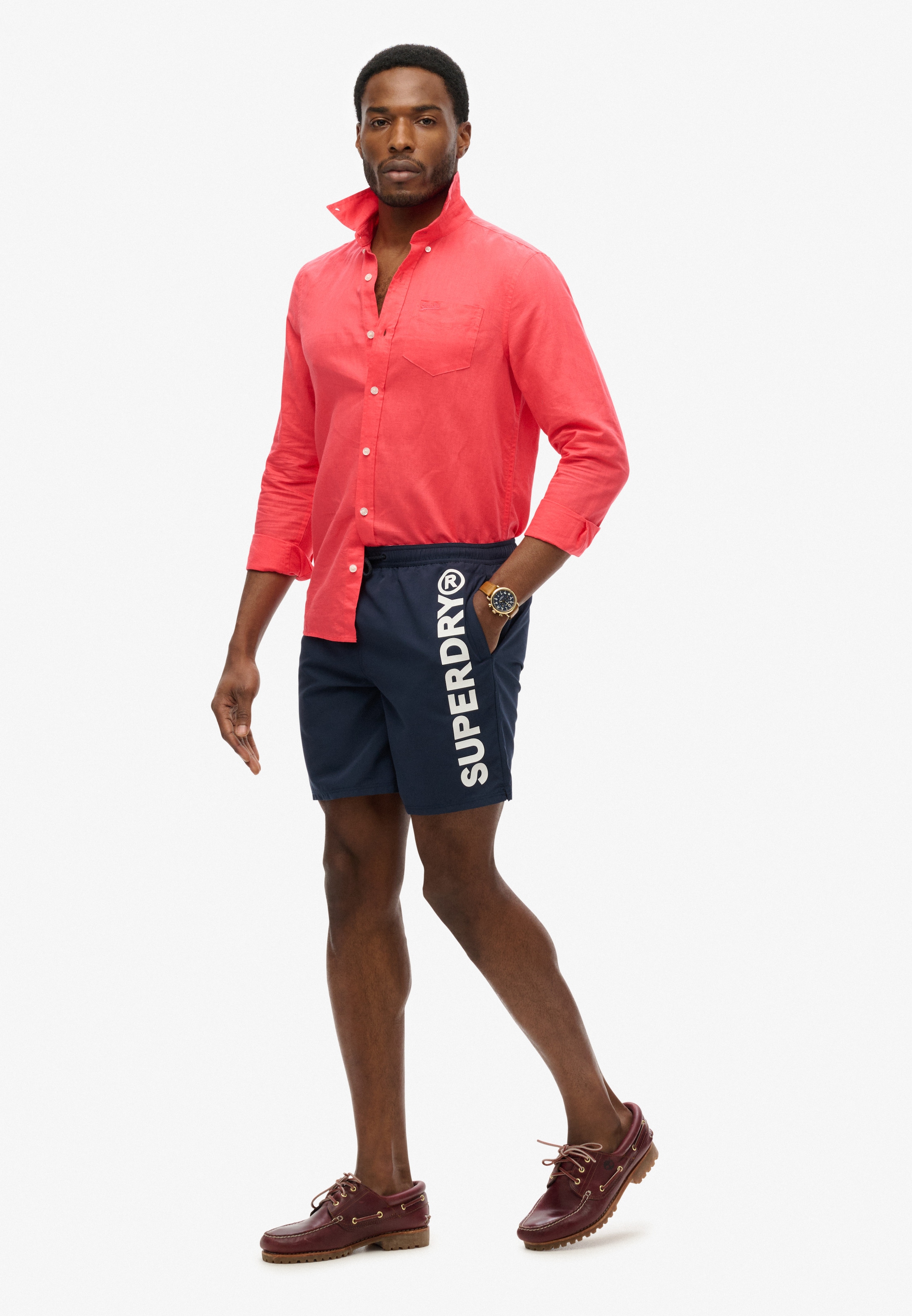 Superdry Badeshorts »SPORT GRAPHIC 17 SWIM SHORT«