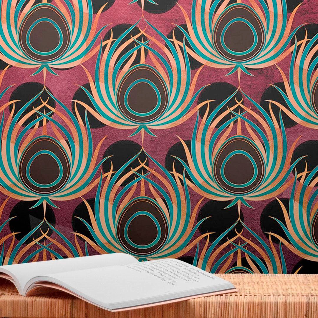Komar Vliestapete »Paon«, 200x280 cm (Breite x Höhe)