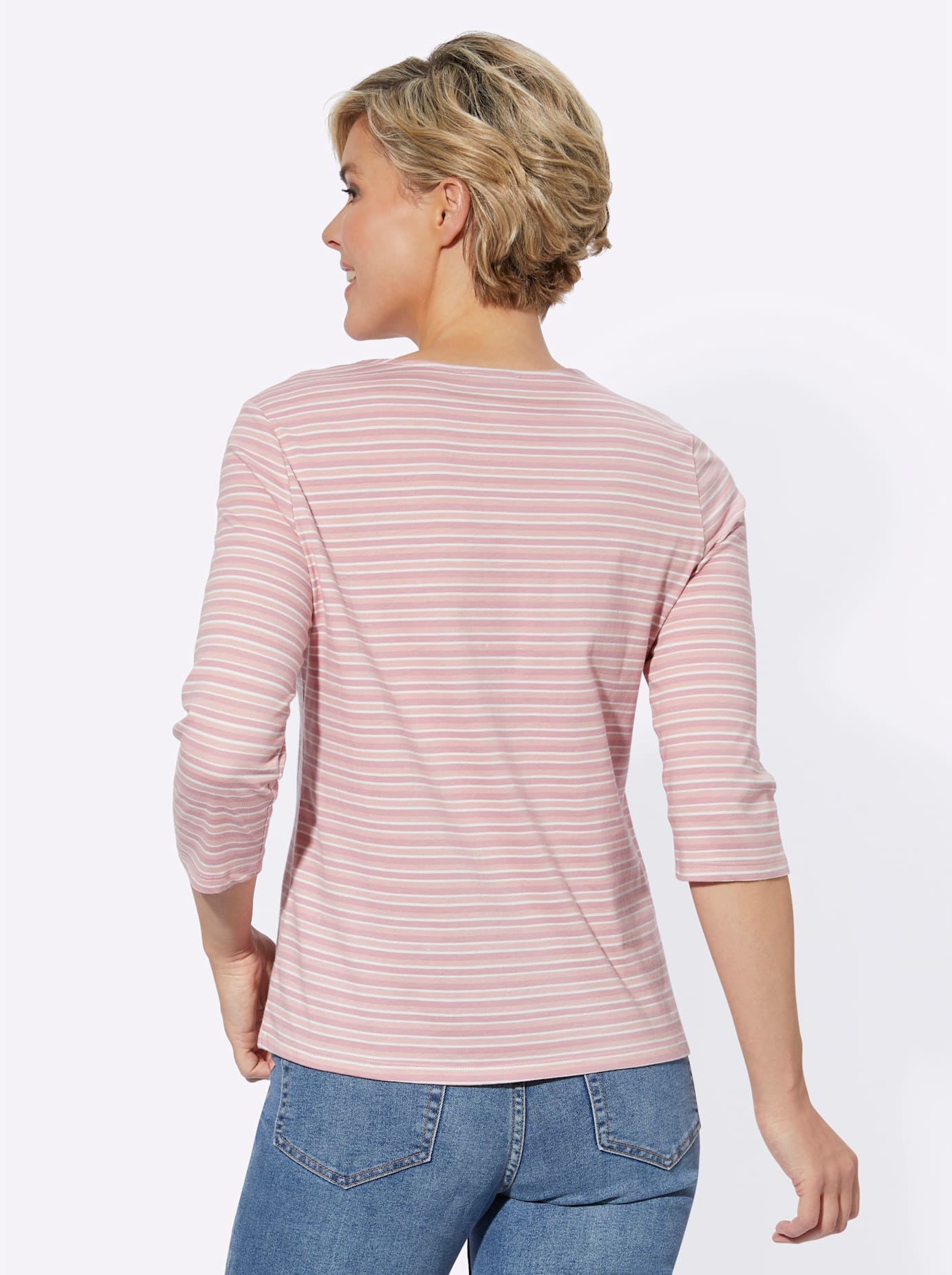 Casual Looks 3/4-Arm-Shirt »Ringelshirt«, (1 tlg.)