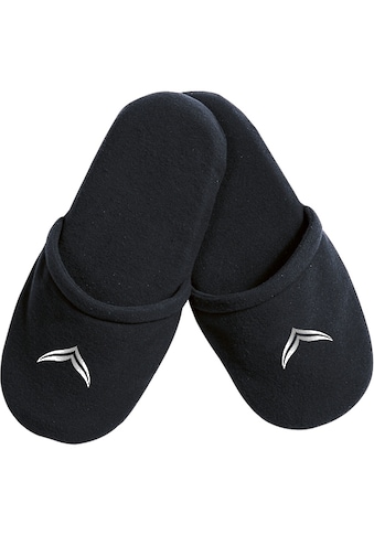 Pantolette »TRIGEMA Fleece Hausschuhe«, (1 tlg.)