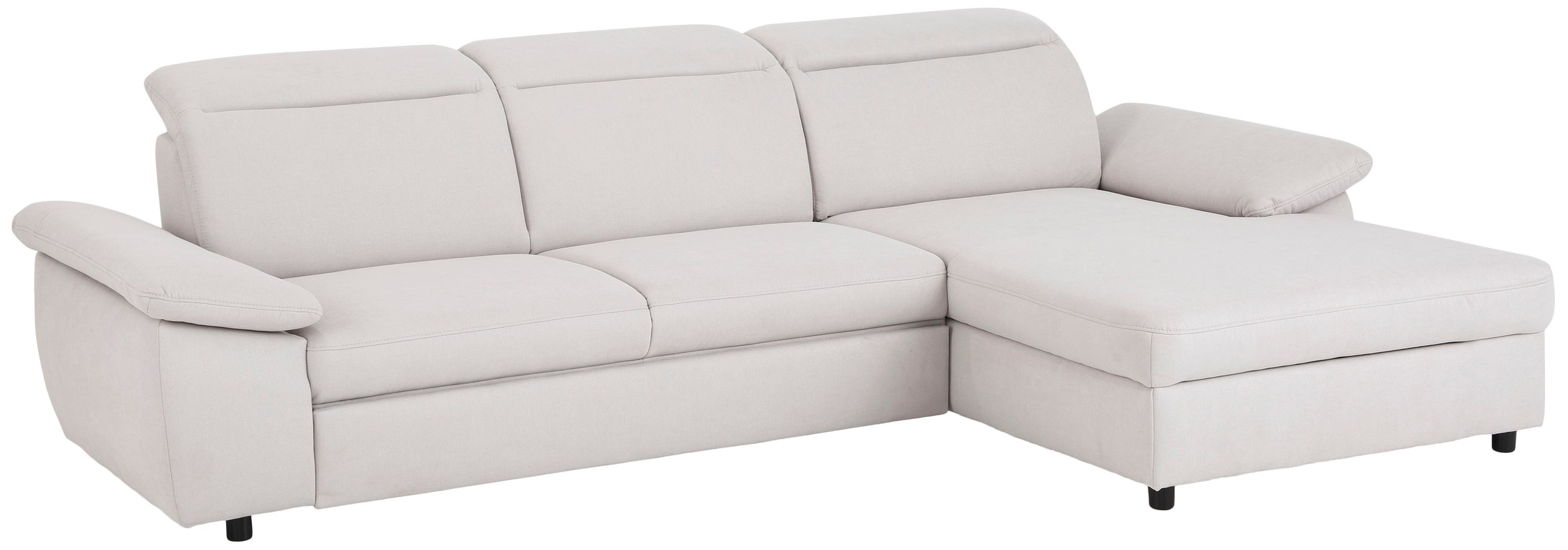 Home affaire Ecksofa »Mauritius L-Form«, mit Kopfteil- und Armlehnverstellung, mit Bettfunktion und Bettkasten