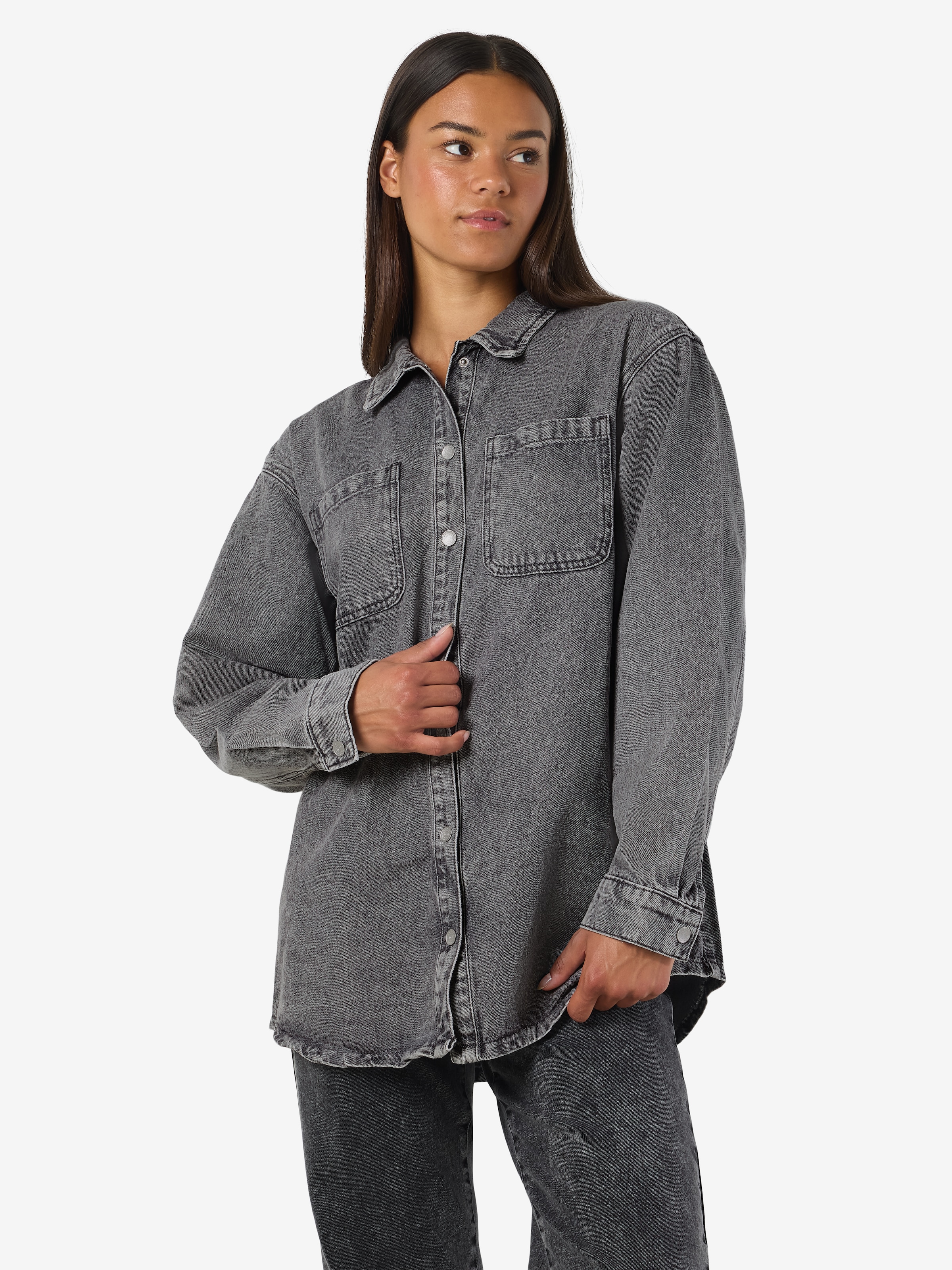 Noisy may Jeansjacke »NMALVA L/S DNM SHACKET AZ450MG NOOS«