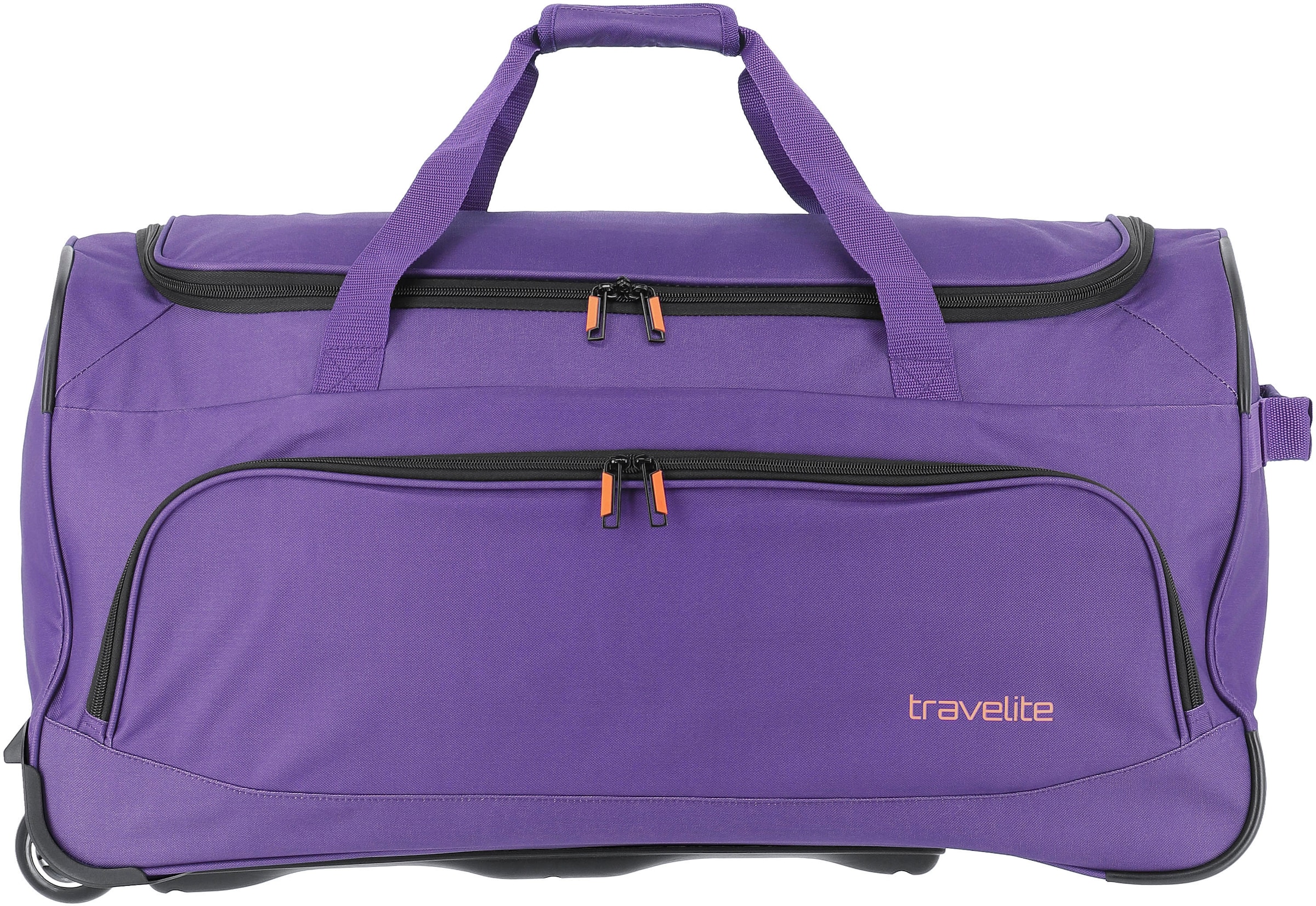 travelite Reisetasche »Basics Fresh, lila«, 71 cm, mit Rollen