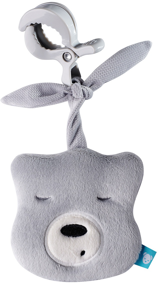 myHummy Plüschanhänger »Einschlafhilfe Mini Basic, grau«, mit Greifzange; Made in Europe