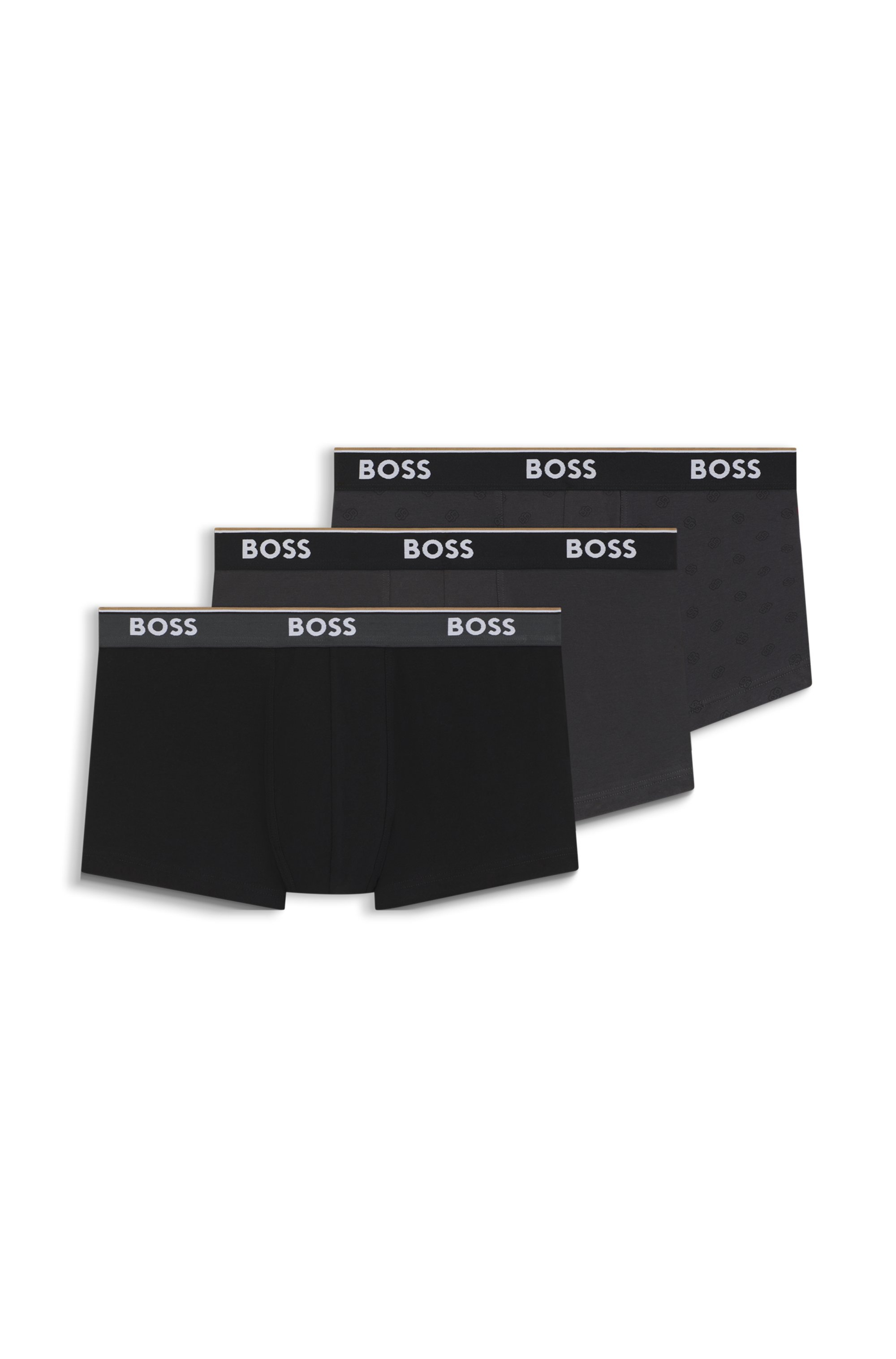 BOSS Trunk »Trunk 3P Power Desig«, (Packung, 3 St., 3er), mit BOSS Schriftzug