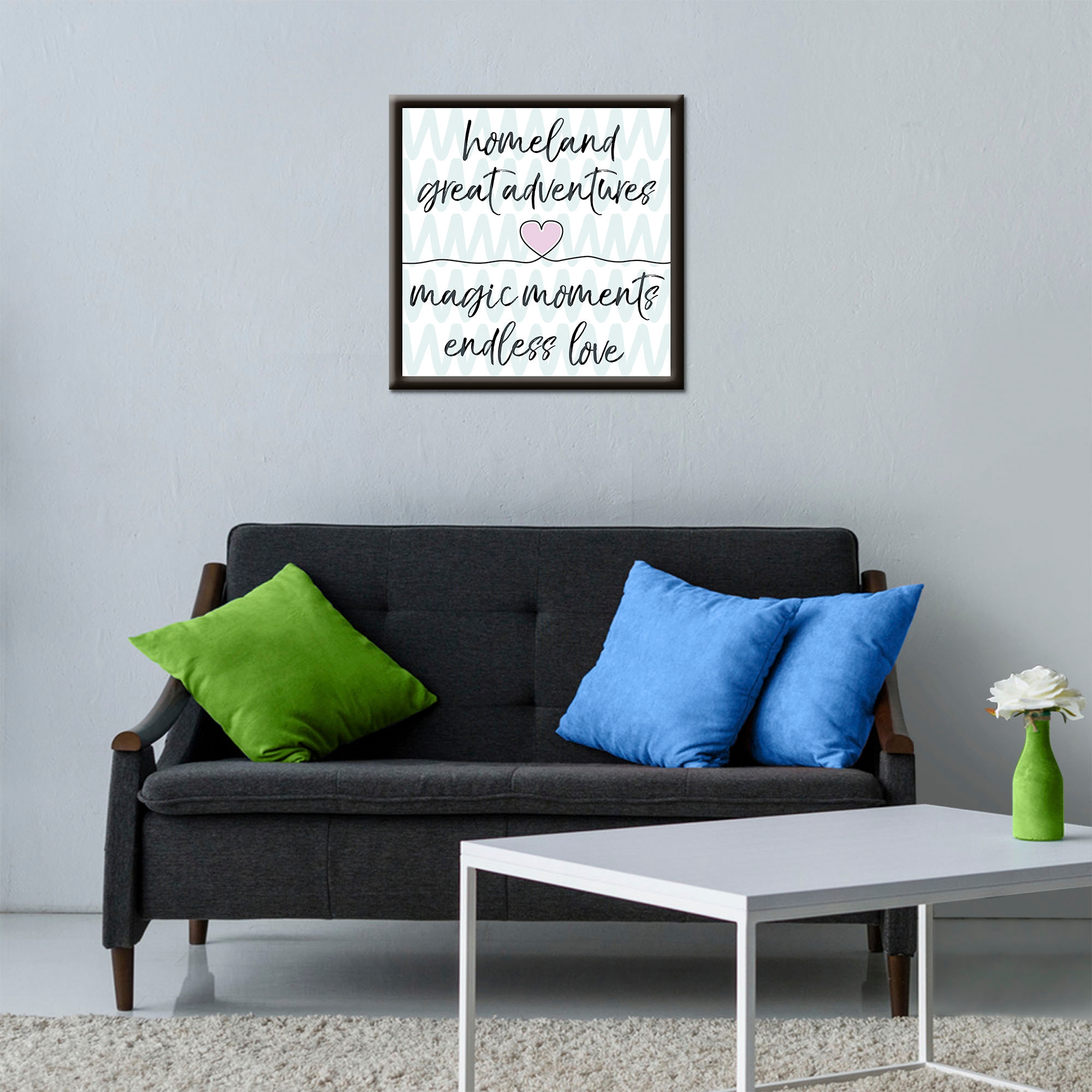 Artland Wandbild »Heimat«, Sprüche & Texte, (1 St.)