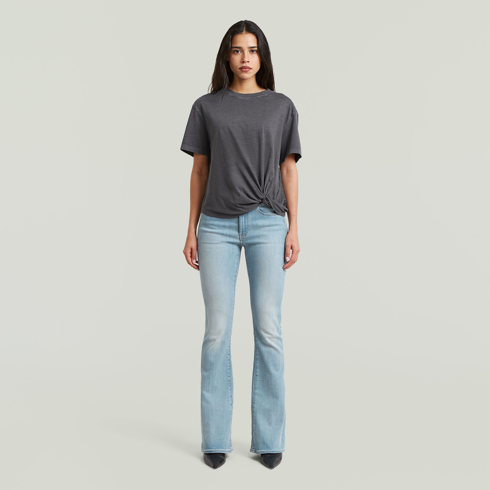 G-STAR T-Shirt »Relaxed Knot« mit Knotendetail, Rundhalsform
