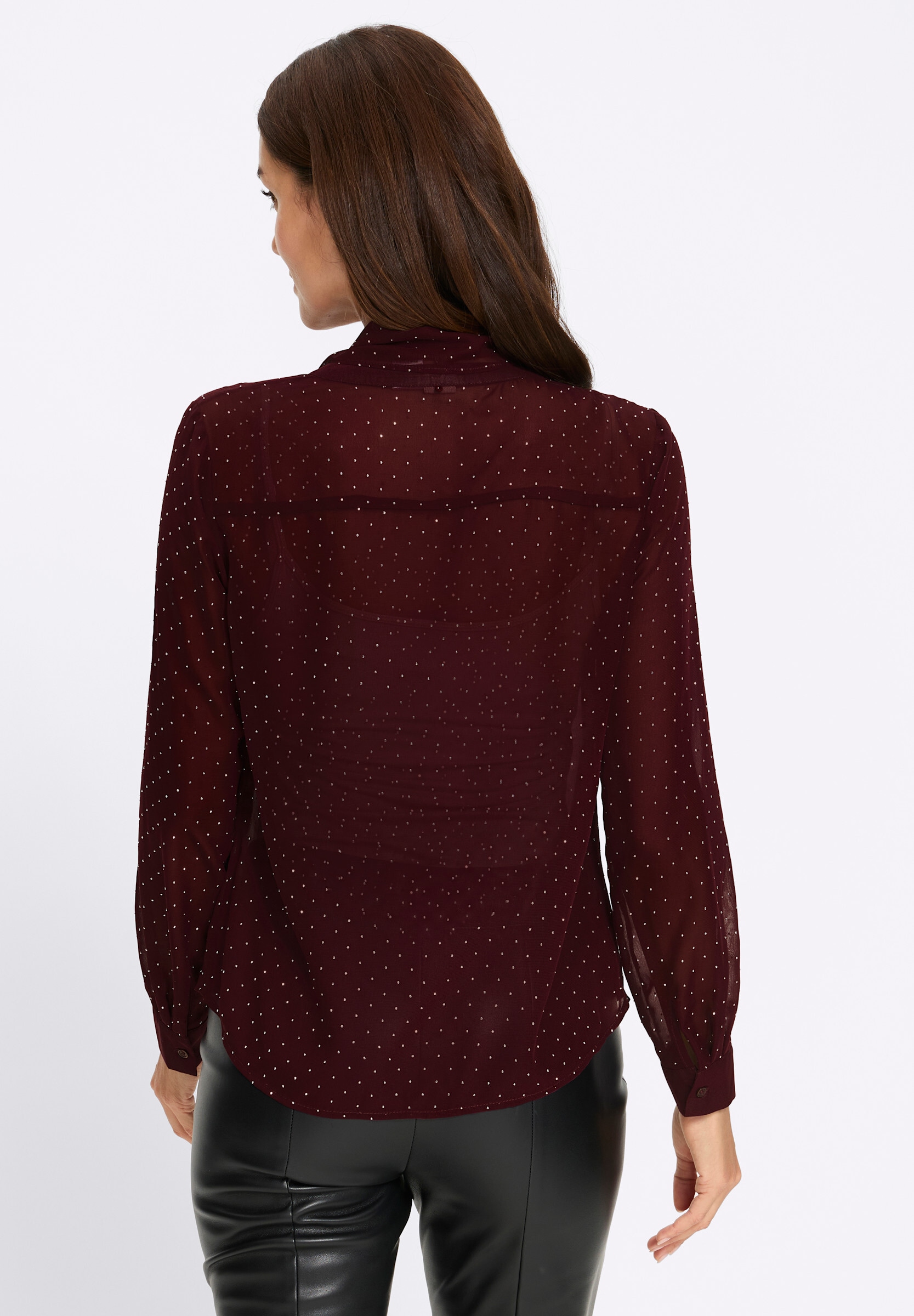 heine Klassische Bluse »Bluse Georgettebluse mit abnehmbarer Schluppe«