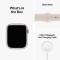 Apple Smartwatch »Series 8, GPS, Aluminium-Gehäuse, 41 mm mit Sportarmband«, (Watch OS)