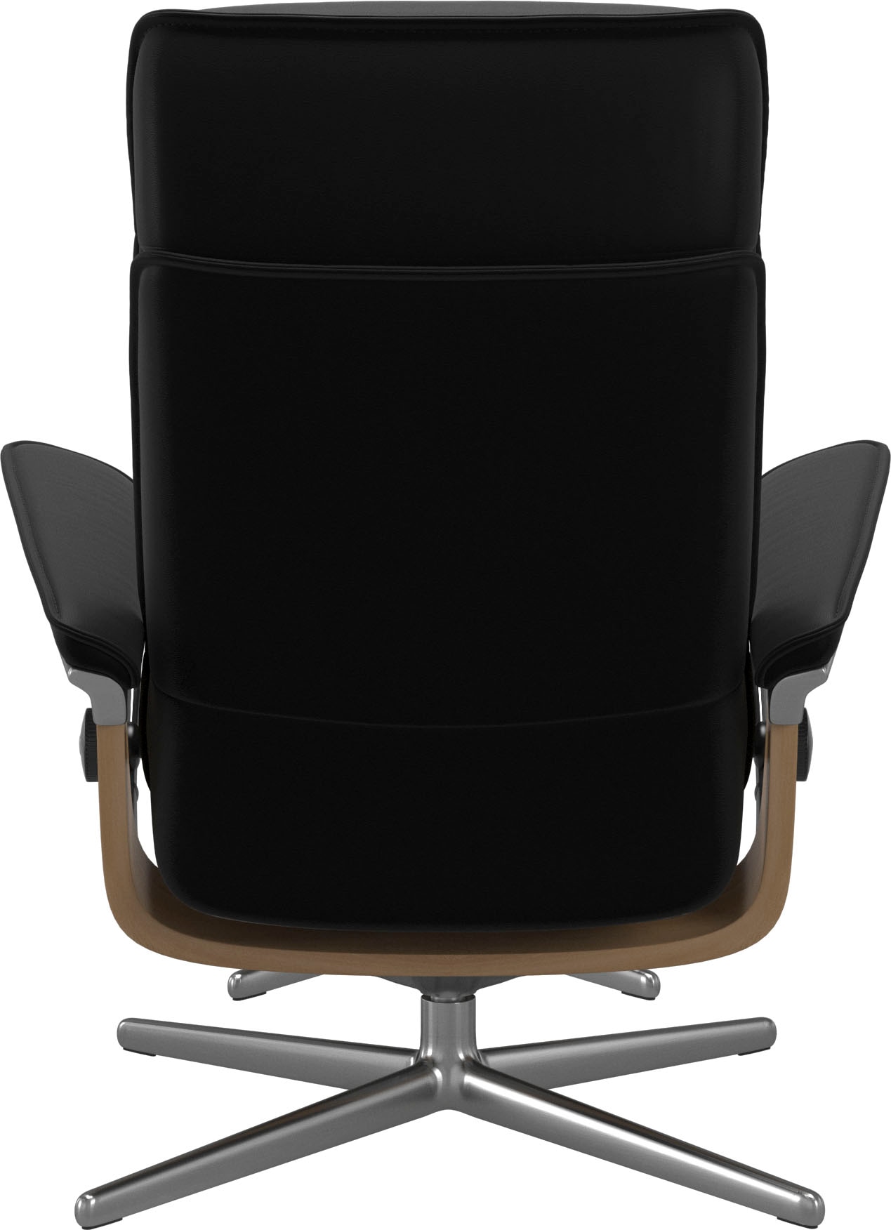 Stressless® Relaxsessel »Admiral« Set, Relaxsessel inkl. Hocker,  mit Cross Base, Größe M & L, Holzakzent Eiche