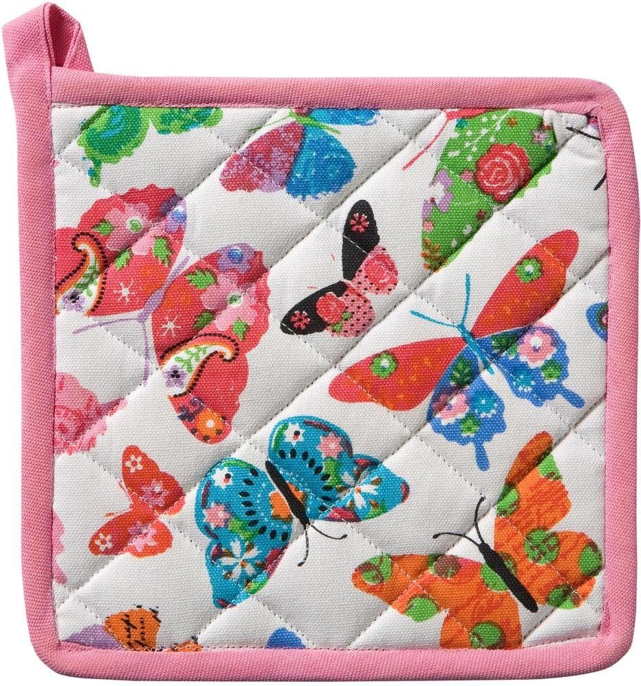 DDDDD Topflappen »Butterfly«, (6 tlg.), 20x20 cm