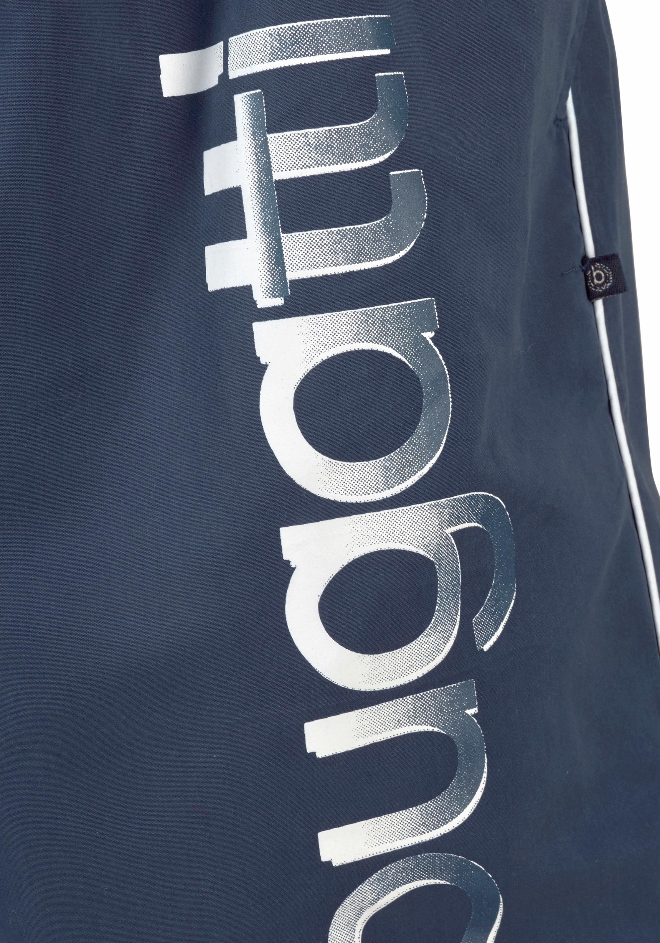 bugatti Badeshorts »Giovanni«, mit großem Logoprint auf dem linken Bein