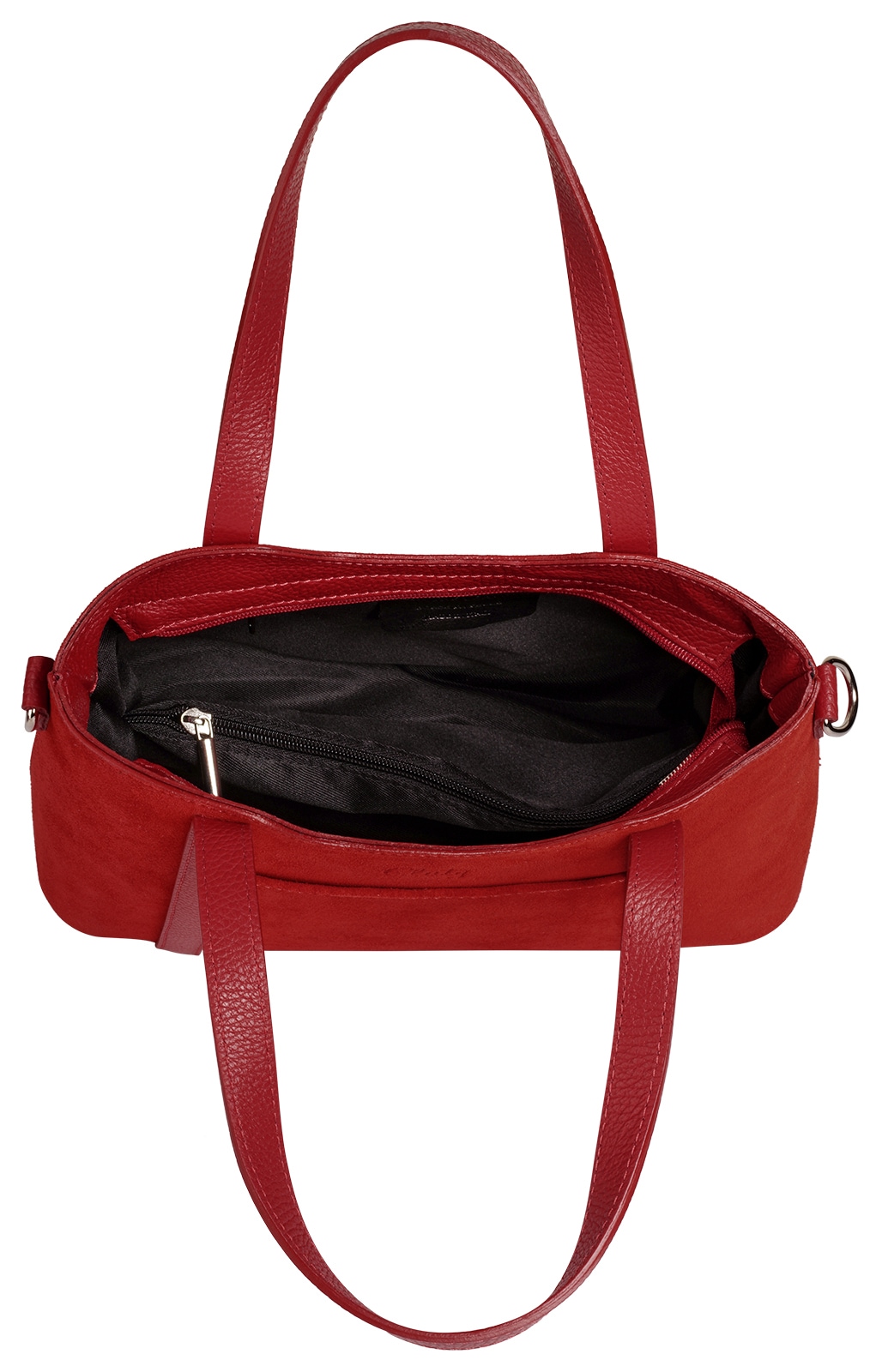 Cluty Henkeltasche echt Leder, Made in Italy