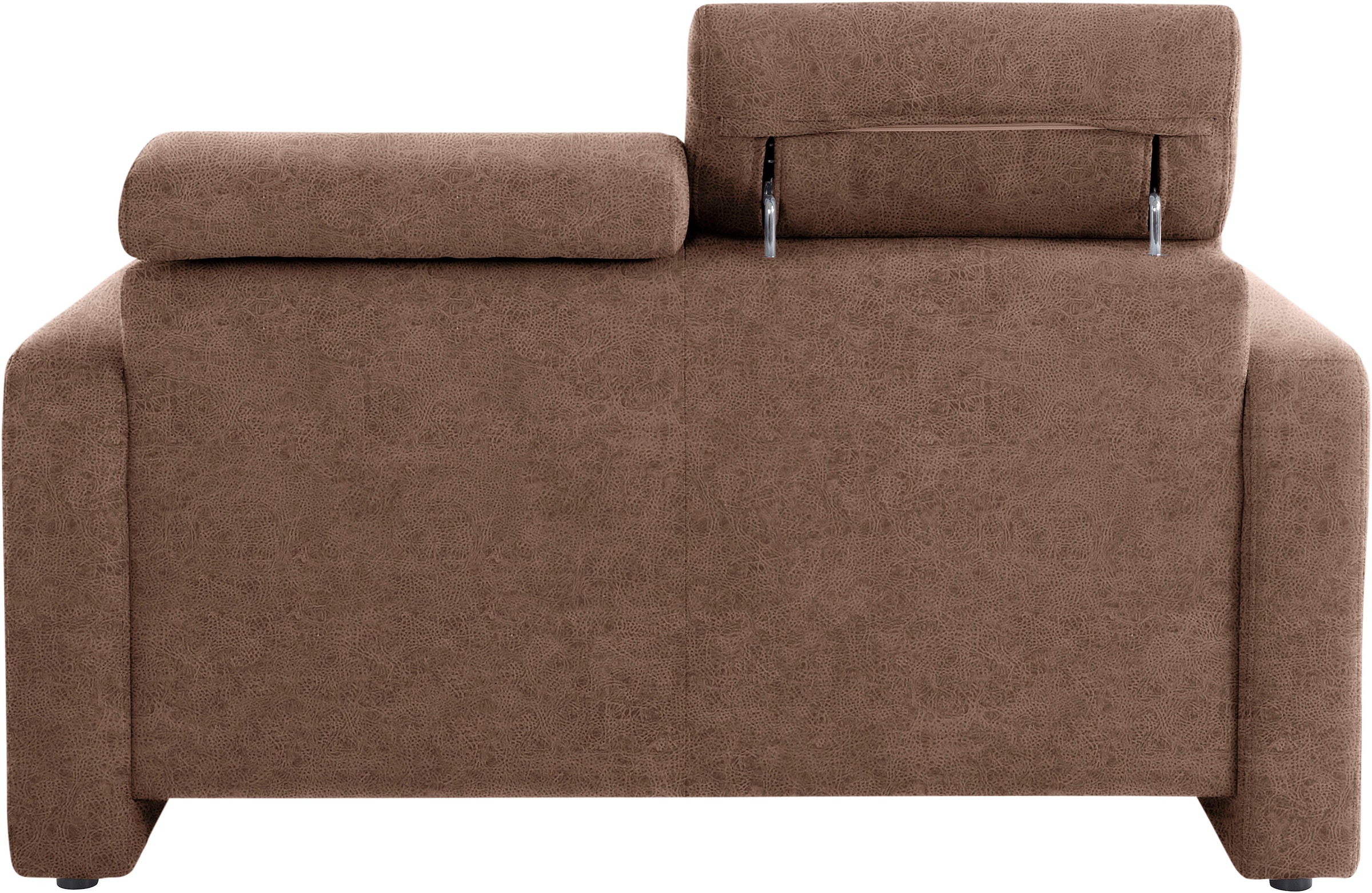 sit&more 2-Sitzer »Bologna« inklusive Kopfteilverstellung und Federkern