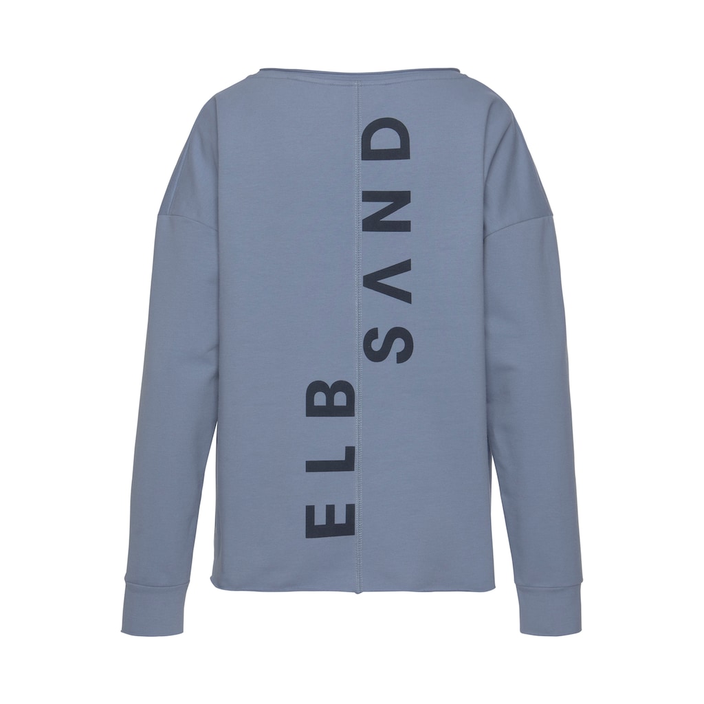 Elbsand Sweatshirt »Riane«, mit Logoprint hinten