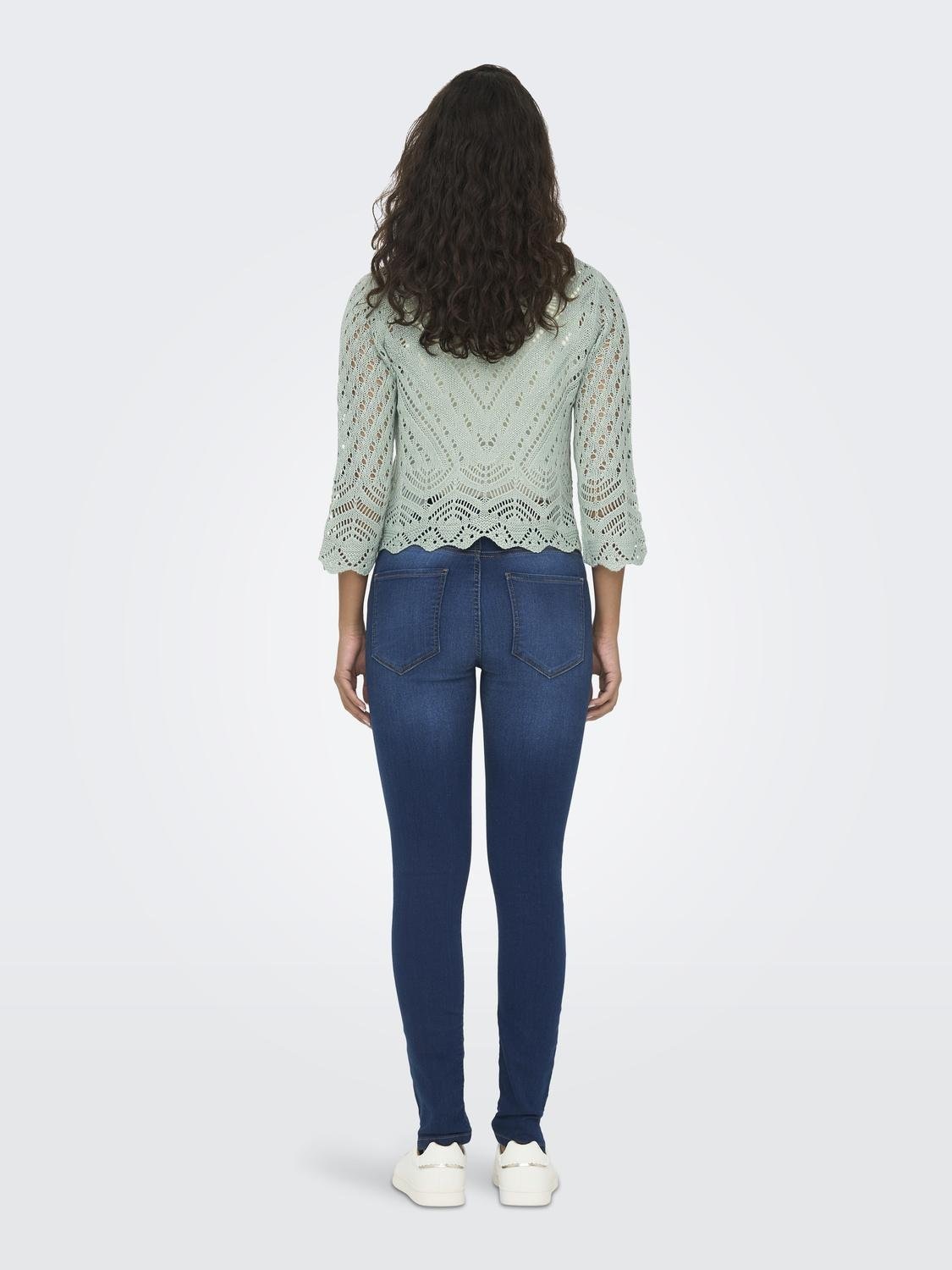 JDY Strickpullover »JDYNEW SUN 3/4 CROPPED PULLOVER KNT NOOS«