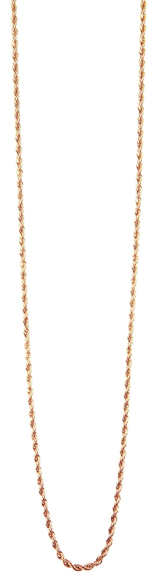 Adelia´s Gliederkette »Unisex Halskette ¿ Kordelkette aus Edelstahl 60 cm«