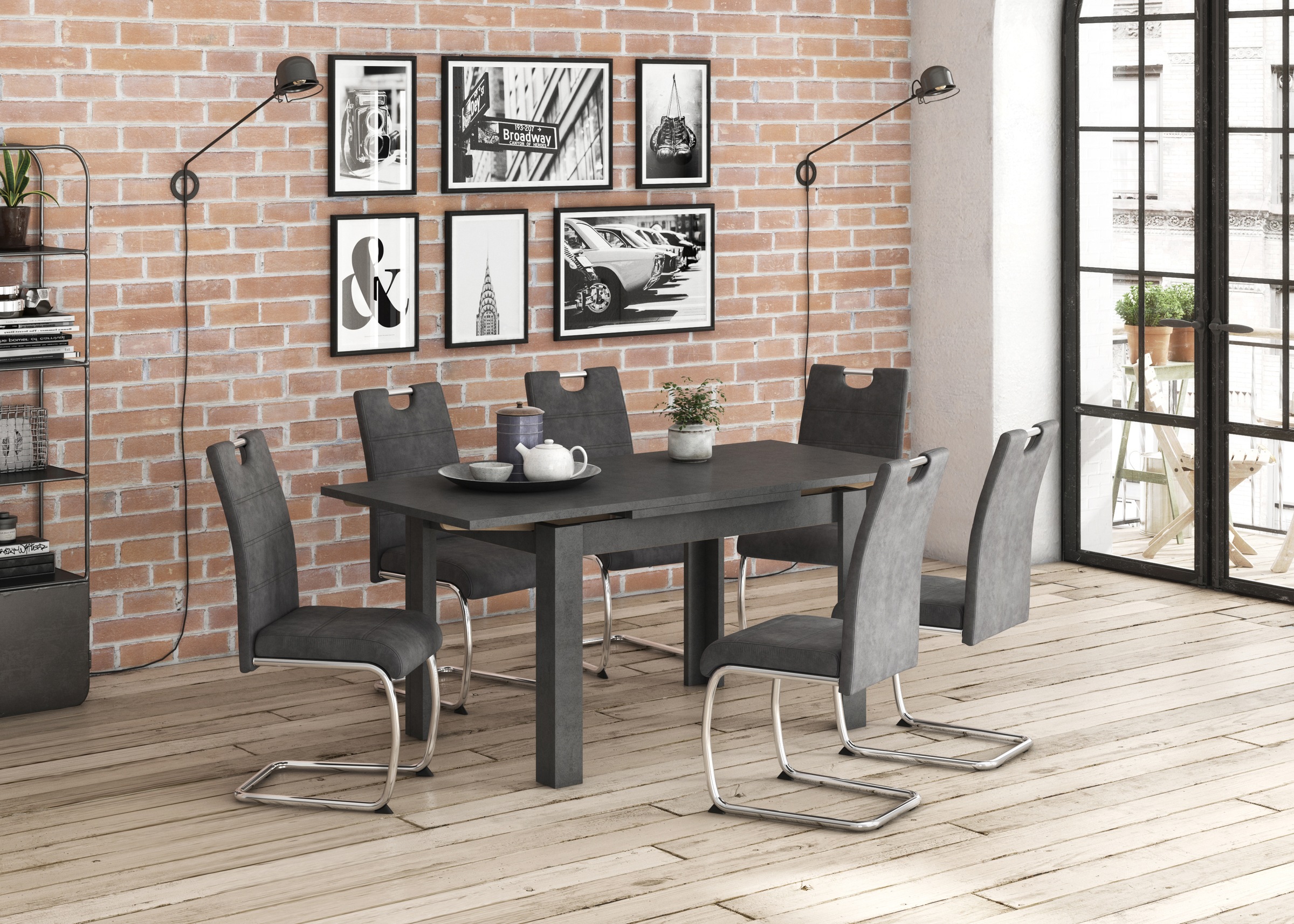 HELA Freischwinger »FLORA«, (Set), 2 St., Microfaser, 1, 2 oder 4 Stück, Freischwinger