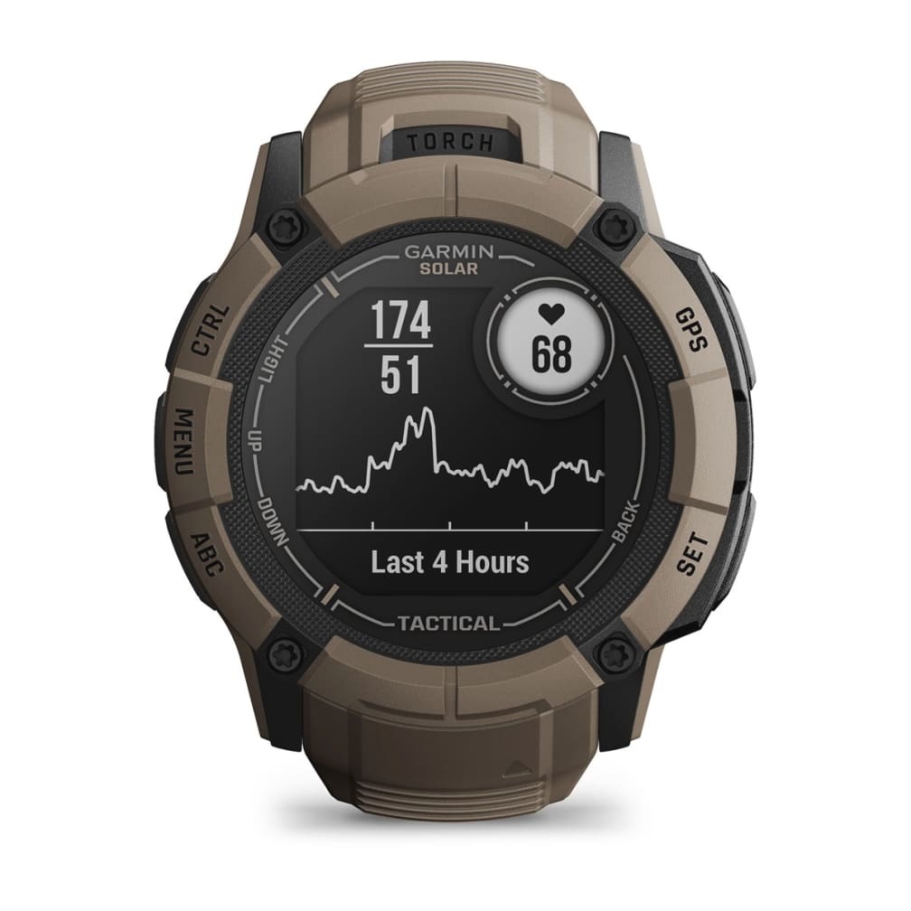 Garmin Smartwatch »Instinct 2X Solar Tactical Edition«, (2,8 cm / 1,1 Zoll), Proprietär,)