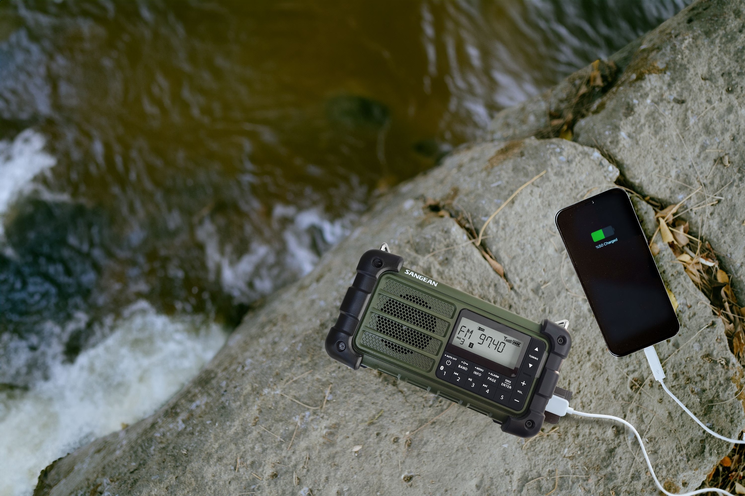 Sangean Notfallradio »MMR-99«, (Bluetooth AM-Tuner-FM-Tuner mit RDS), Multi-Powered Digital Tuning Emergency