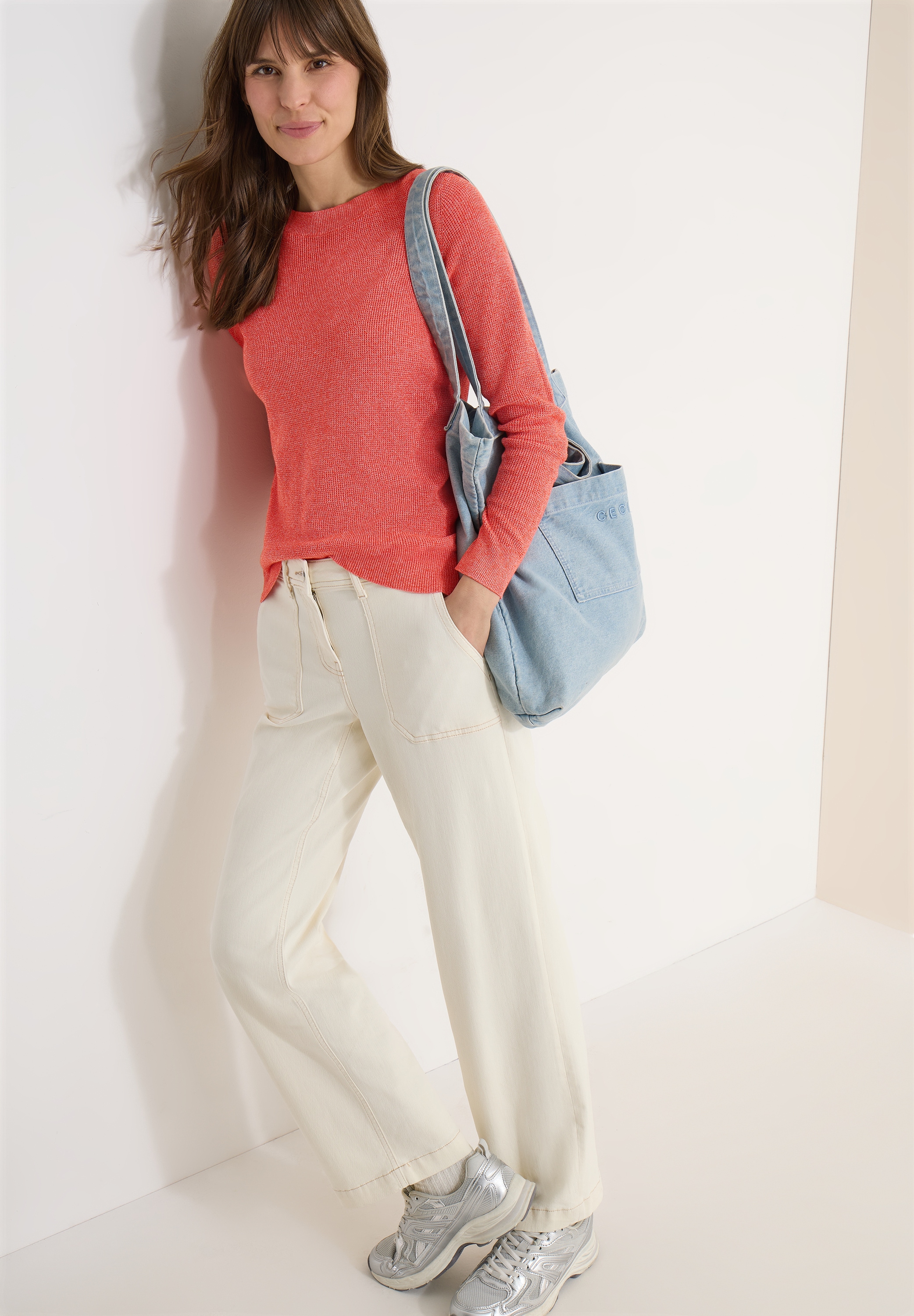 Cecil Strickpullover mit U-Boot-Ausschnitt