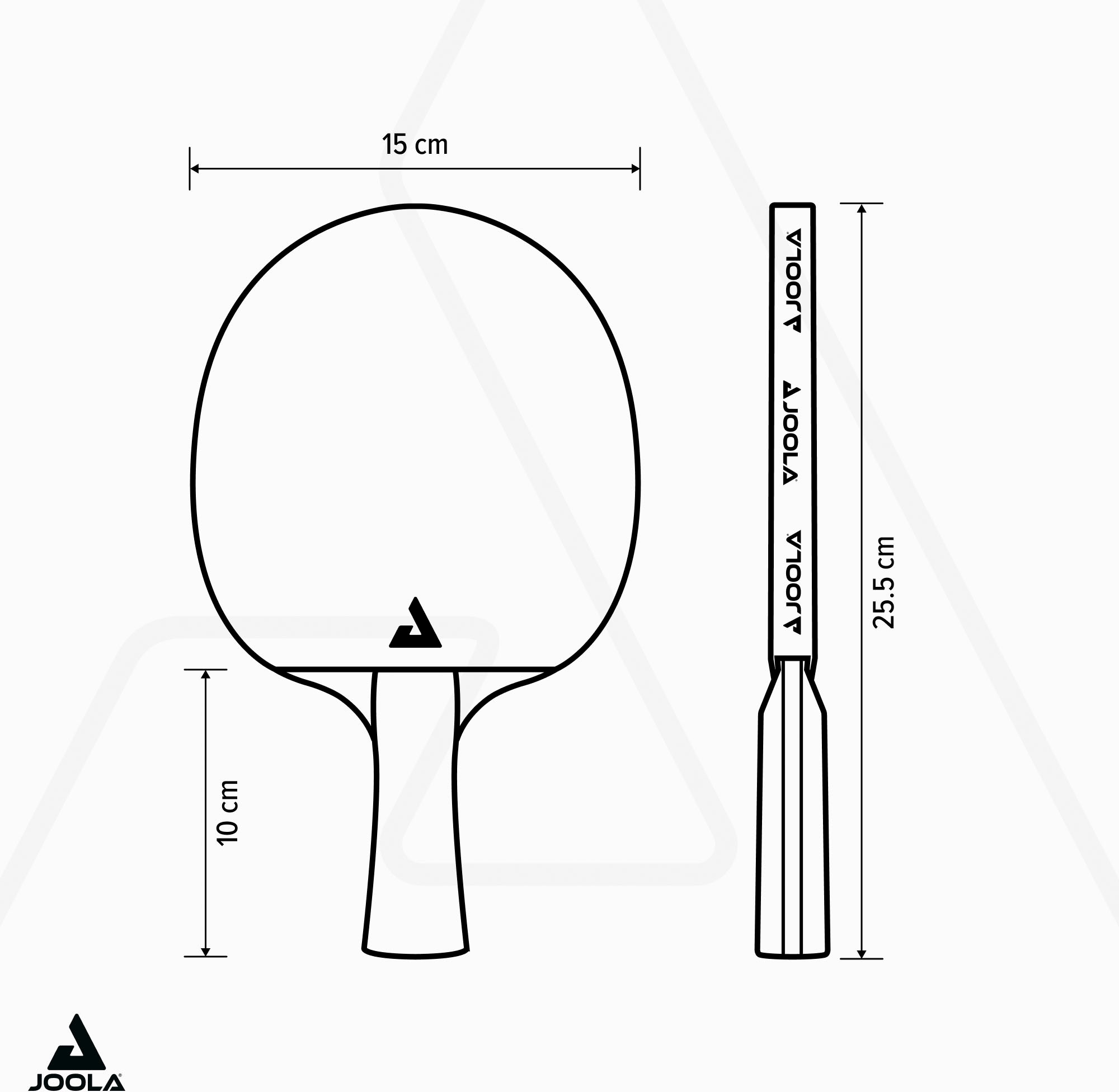 Joola Tischtennisschläger »Tischtennis-Set Duo Pro«, (Set, 6 tlg., mit Bällen-mit Tasche)