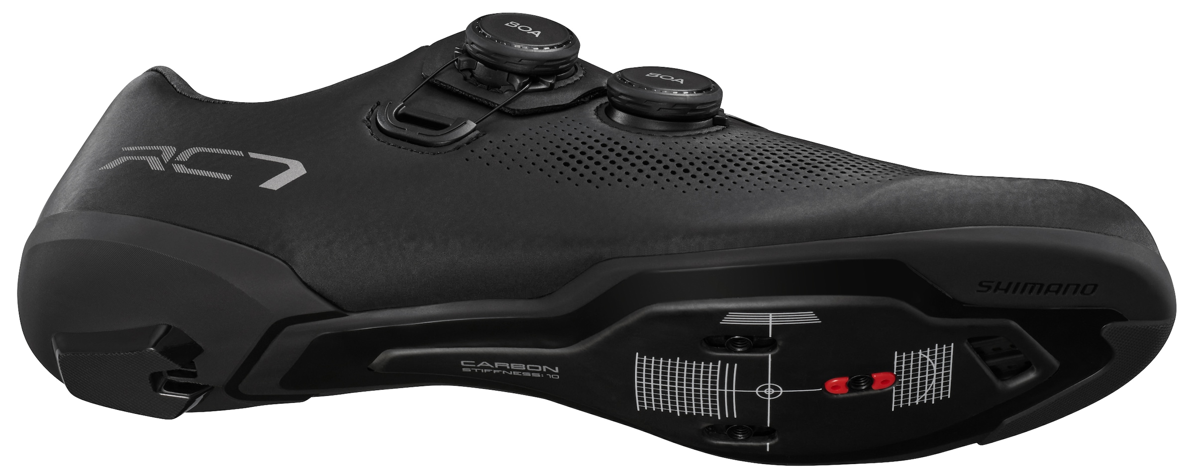 Shimano Fahrradschuh »Rennrad - Fahrradschuhe SH-RC703, schwarz«
